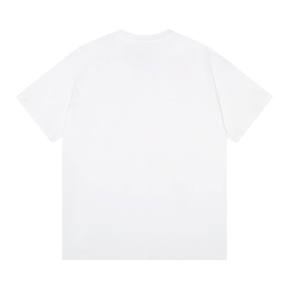 高級感溢れる ジバンシィ ネクタイ偽物 トップス 純綿 抗菌防臭 短袖tシャツ プリント ホワイト_2