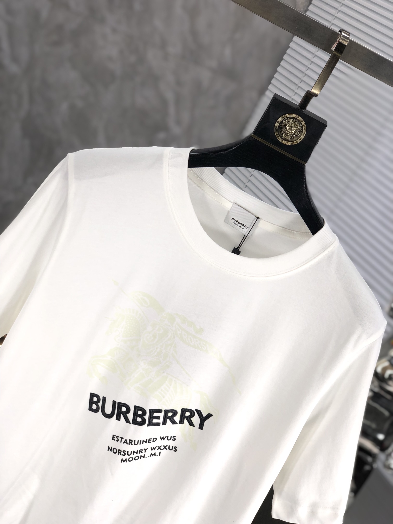 supreme burberry t シャツスーパーコピー 半袖 純綿 トップス カップル ゆったり 青春 柔らかい ホワイト_3