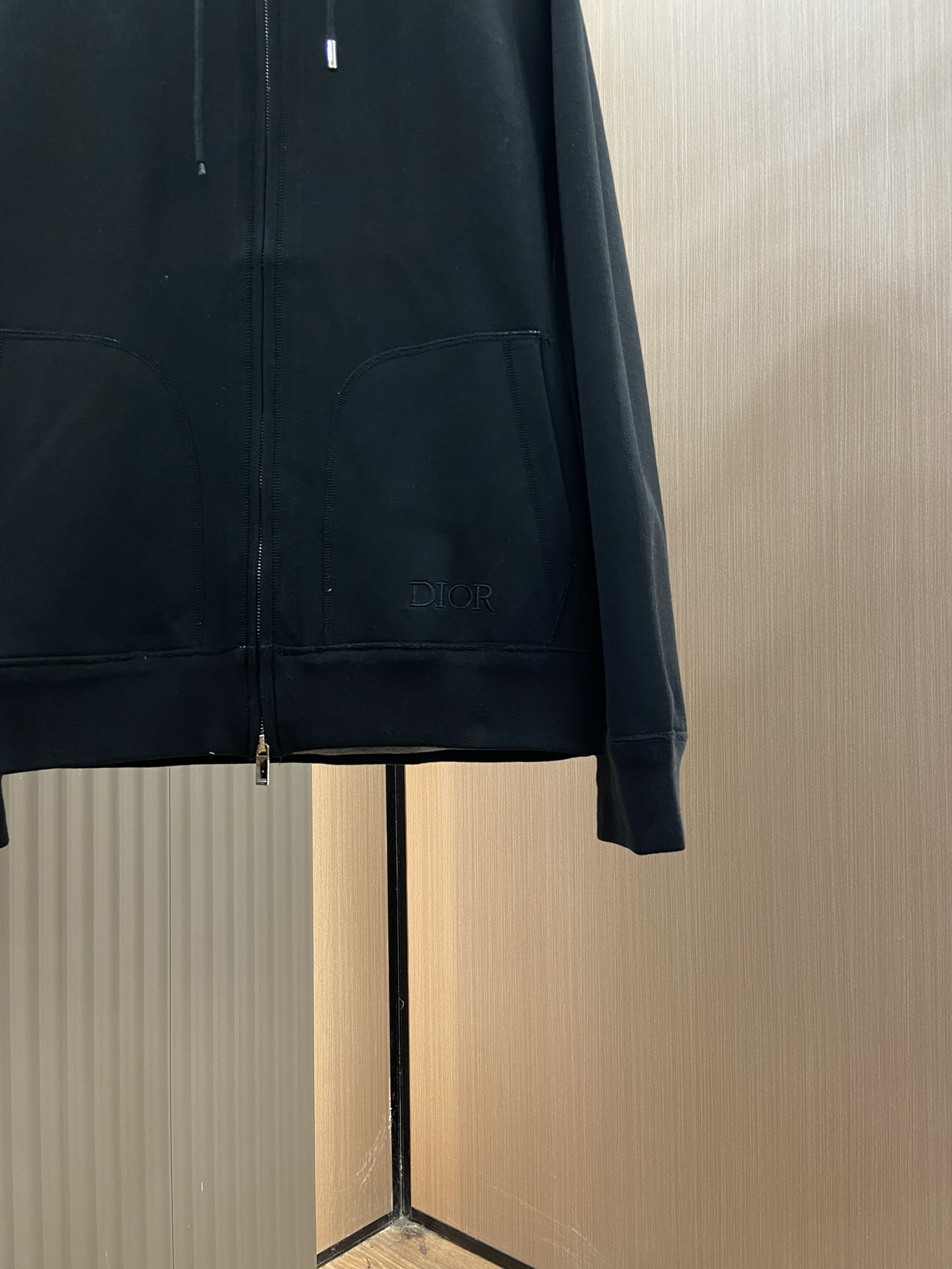 ディオールの服コピー ジャケット 運動 トップス アウター 厚い 暖かい フード付き 男女兼用 ブラック_7