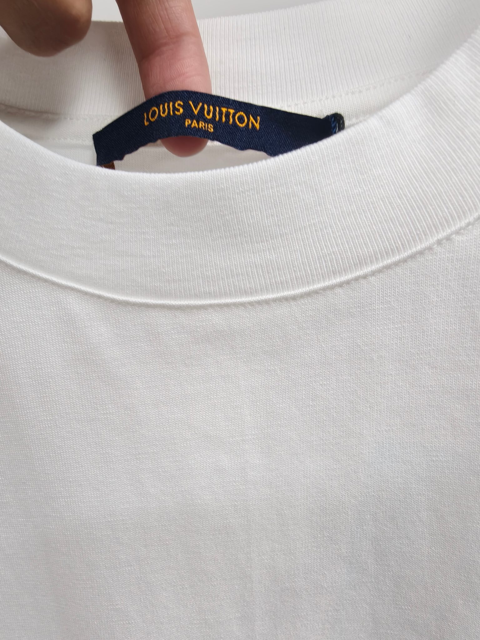 夏服 柔軟 ルイヴィトンtシャツヤフオクスーパーコピー 半袖 トップス 純綿 プリント シンプル ホワイト_4