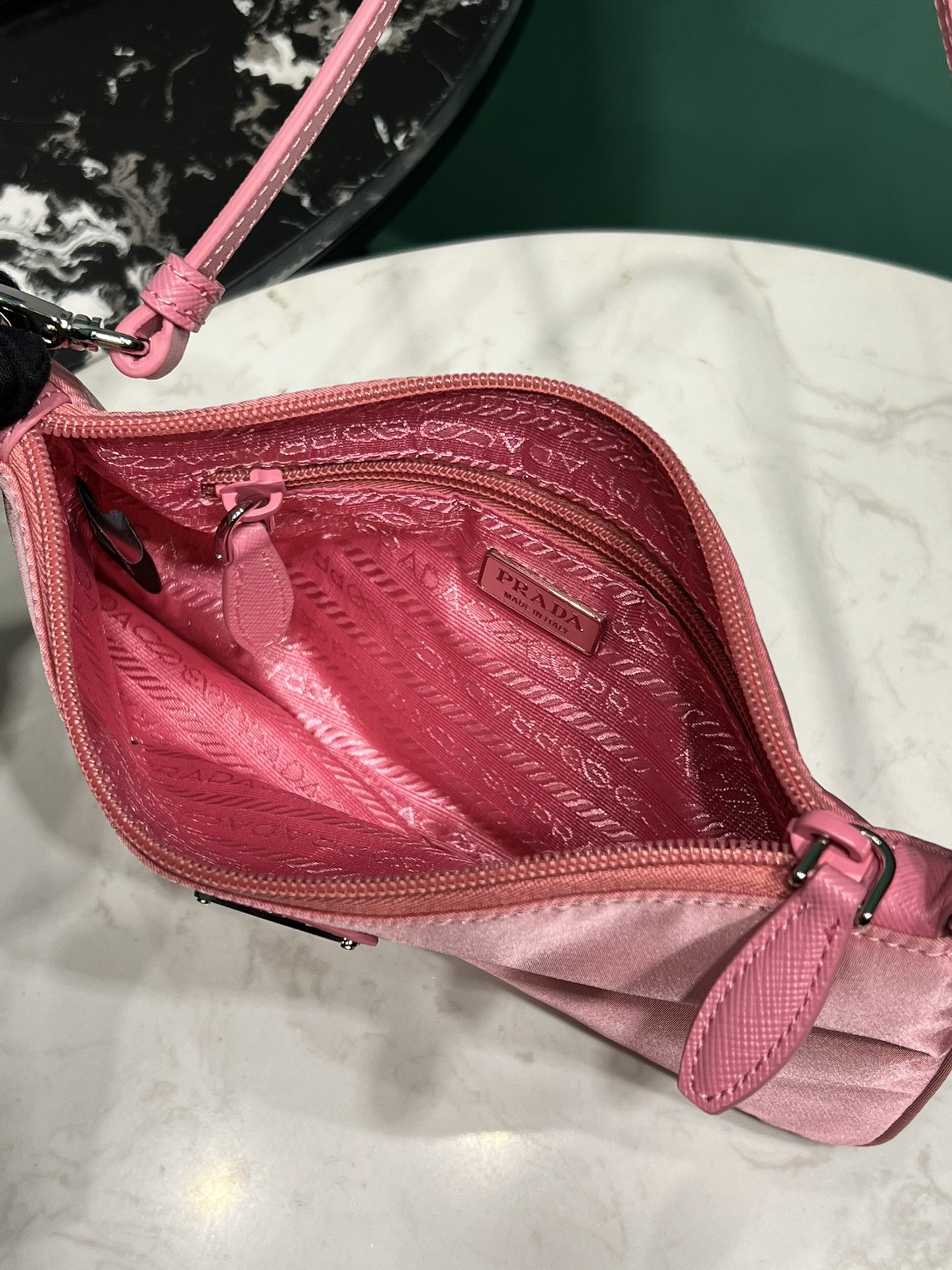 ブランドバッグ プラダＮ級品 ハンドバッグ 軽量 本革 レザー 実用 ファッション 1NI545 ピンク_8