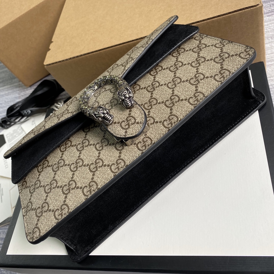 gucci バッグコピー 斜め掛けバッグ 本革 レザー 品質保証 シンプル 花柄 ブラウン_3