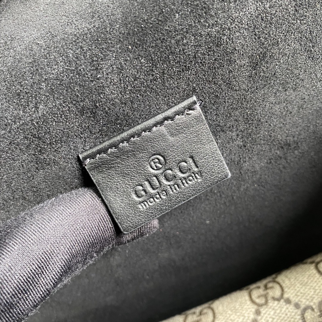 gucci バッグコピー 斜め掛けバッグ 本革 レザー 品質保証 シンプル 花柄 ブラウン_9