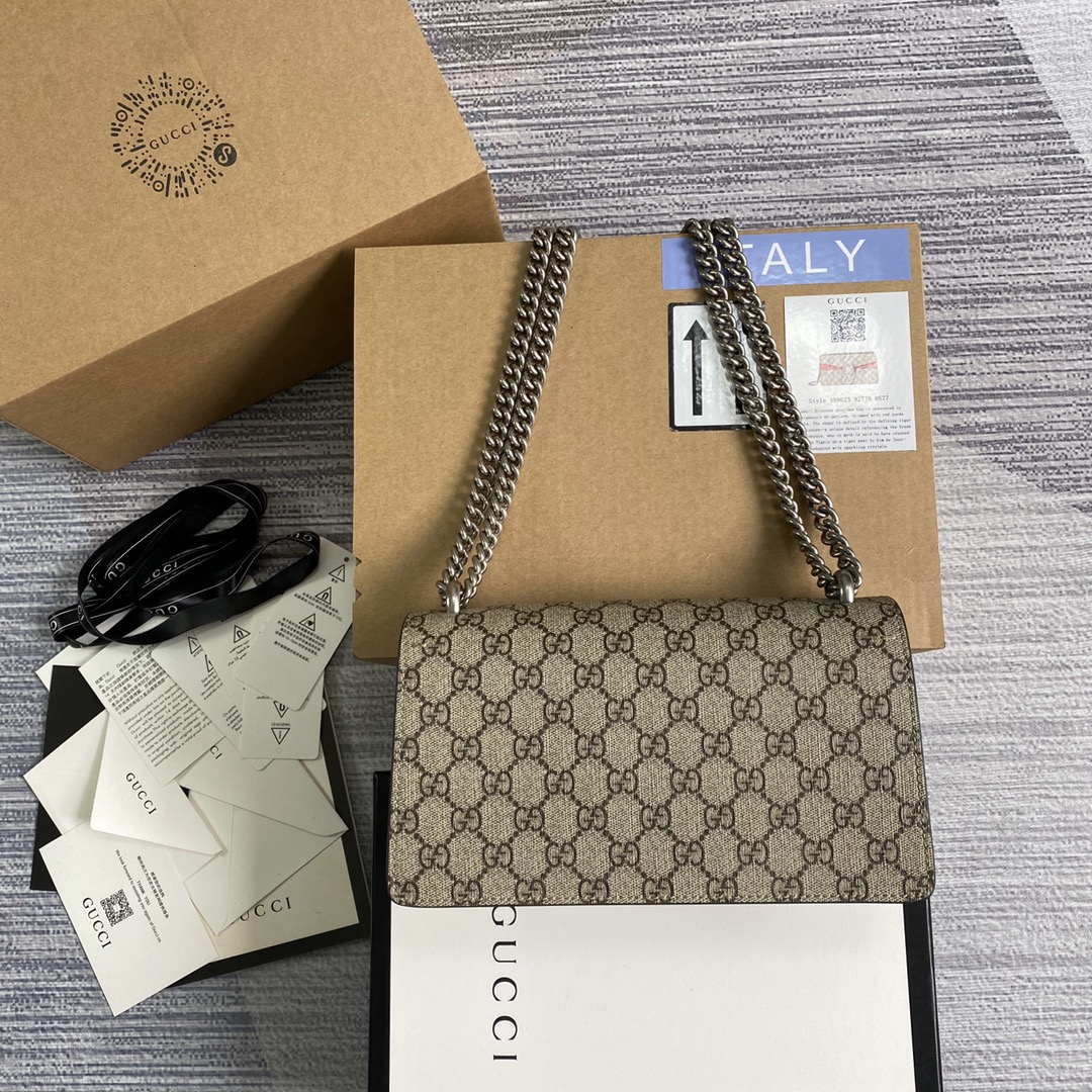 gucci ショルダー バッグ激安通販 斜め掛けバッグ 本革 レザー 品質保証 499623 花柄 レッド_2