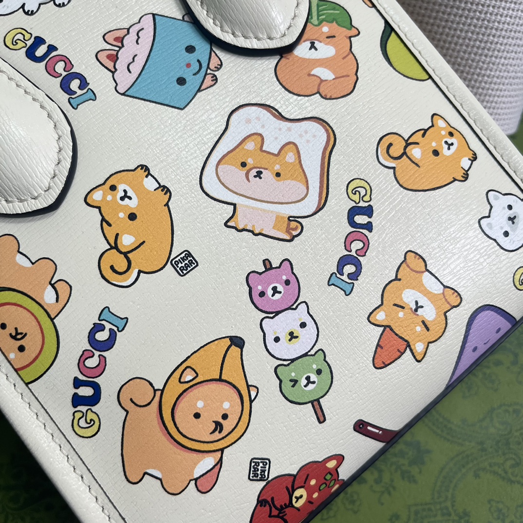 可愛い グッチ リュックコピー 斜め掛けバッグ ハンドバッグ 本革 レザー 品質保証 699406 ホワイト_6