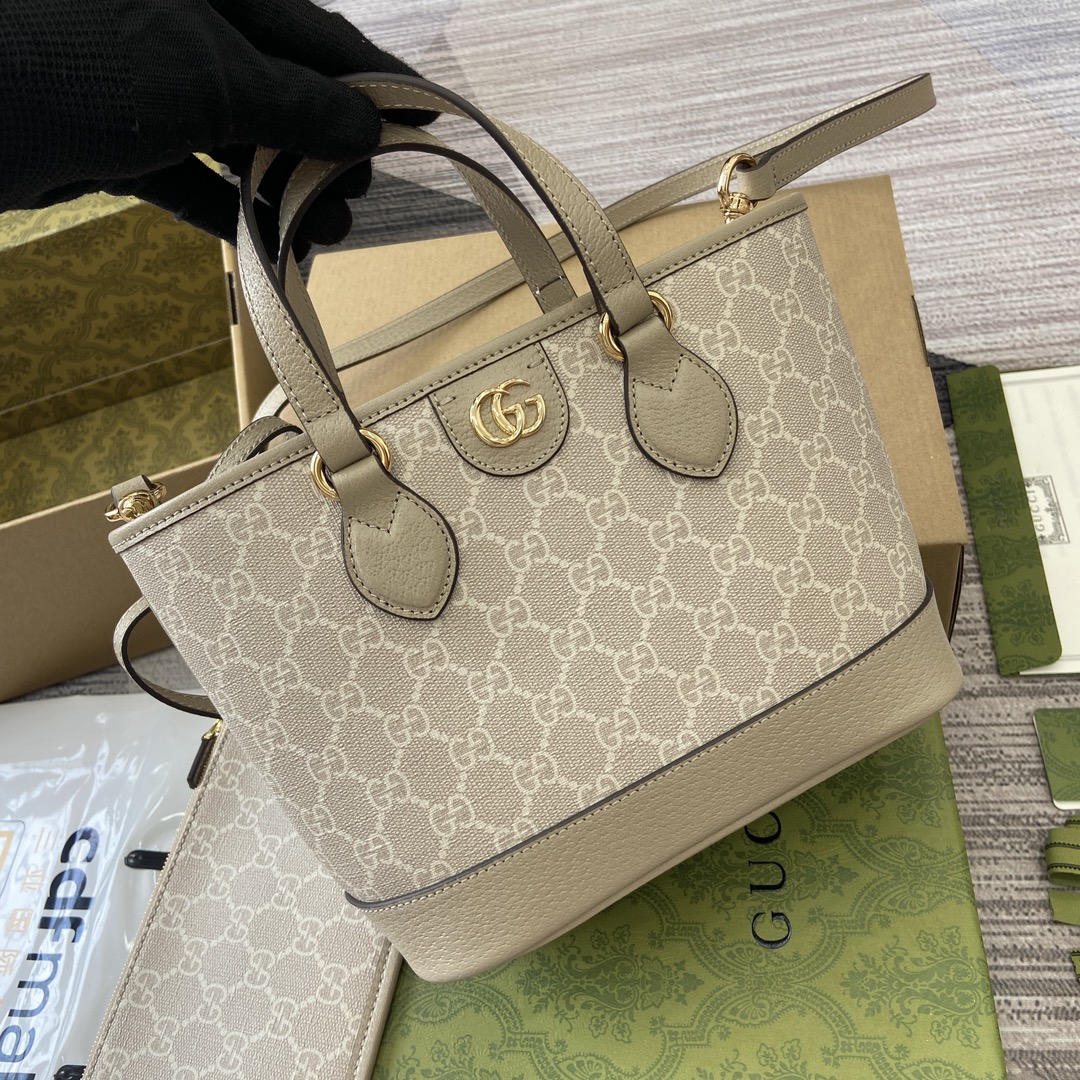 一番安い gucci トート バッグ偽物 ハンドバッグ 本革 レザー 811716 花柄 上質 ホワイト_5