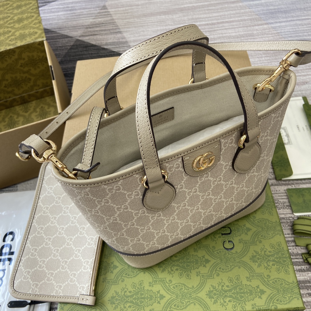 一番安い gucci トート バッグ偽物 ハンドバッグ 本革 レザー 811716 花柄 上質 ホワイト_9