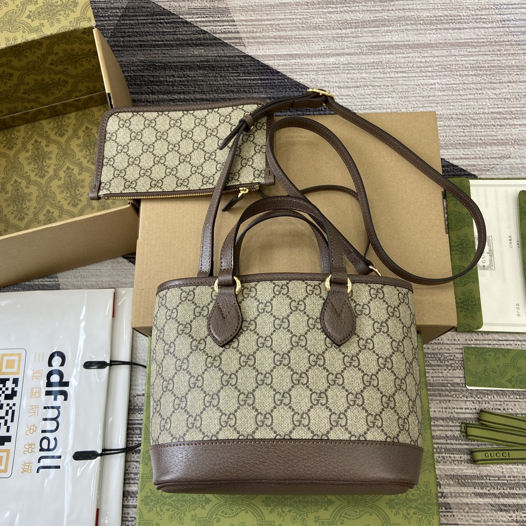 一番安い gucci バックコピー ハンドバッグ 本革 レザー 811716 花柄 上質 ブラウン_2