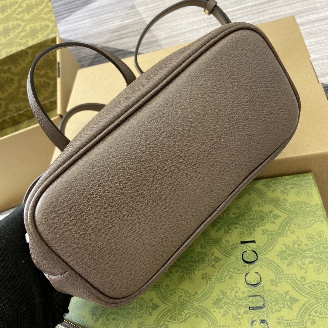 一番安い gucci バックコピー ハンドバッグ 本革 レザー 811716 花柄 上質 ブラウン_8