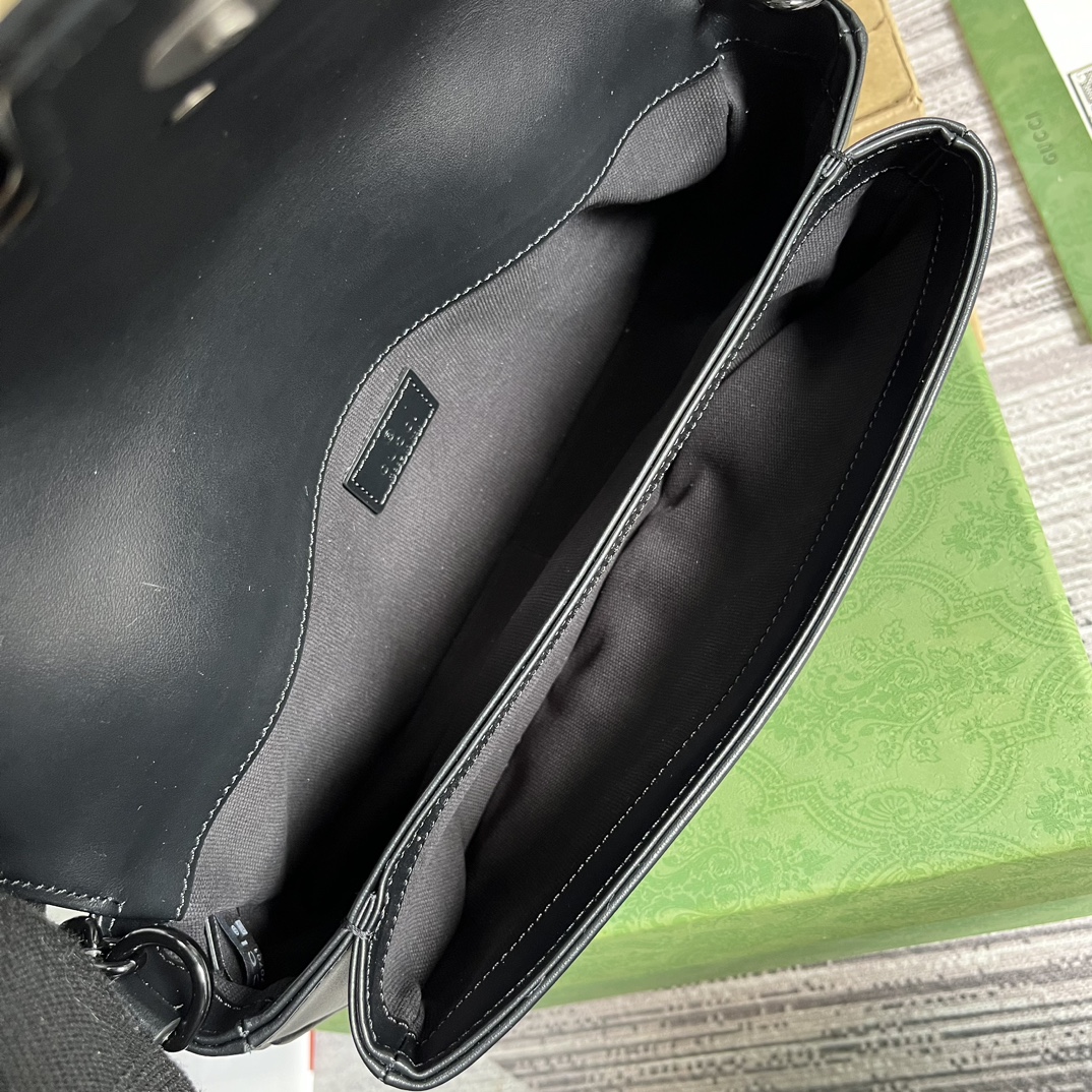 グッチ ポーチ激安通販 チェーンバッグ ハンドバッグ 本革 レザー 734814  優雅レディ ブラック_8