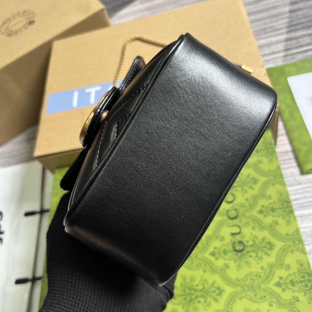 最新到着‼ gucci クラッチ バッグ激安通販 本革 レザー 斜め掛けバッグ ミニ 激安品 ブラック_6