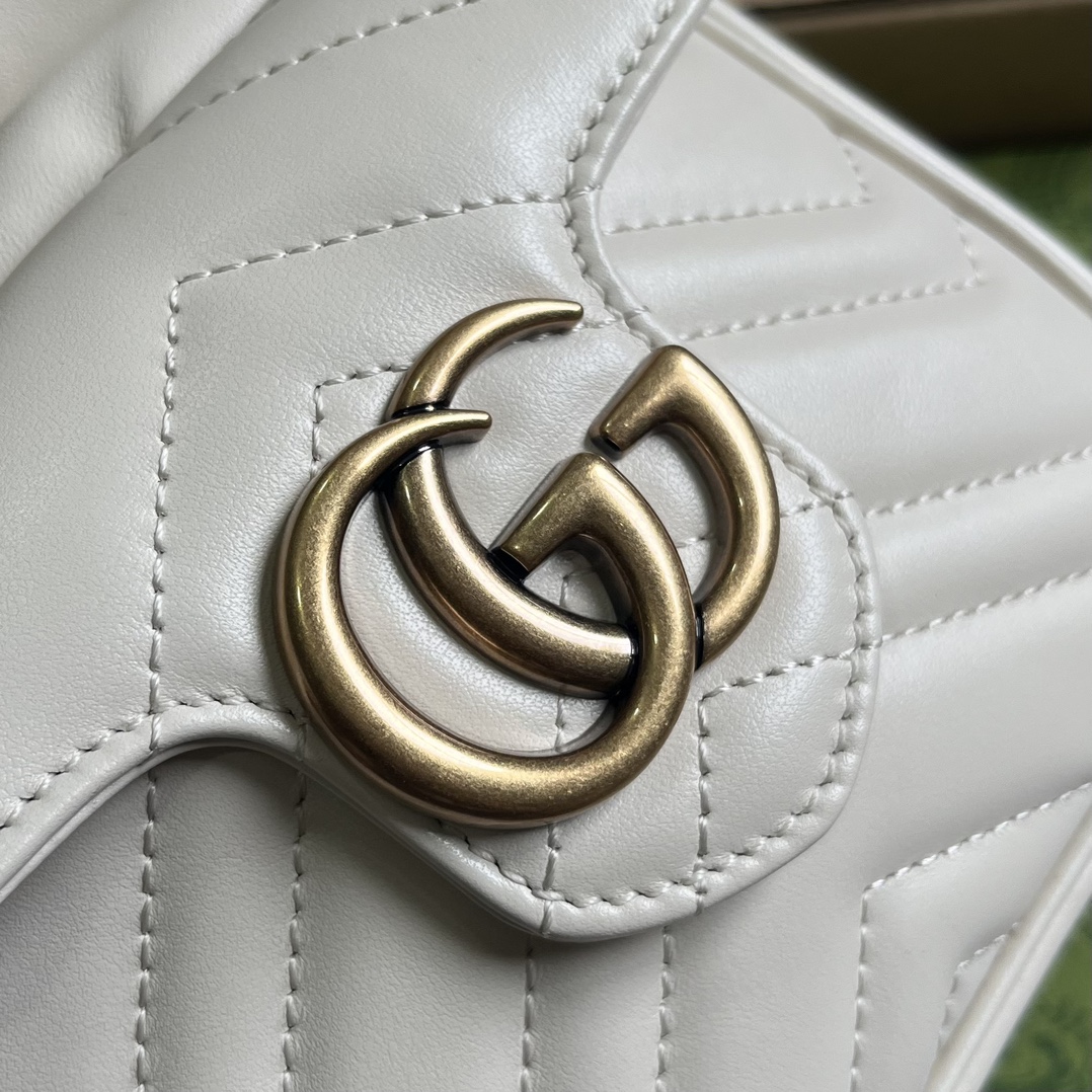 最新到着‼ gucci バック パック偽物 本革 レザー 斜め掛けバッグ ミニ 激安品 ホワイト_5