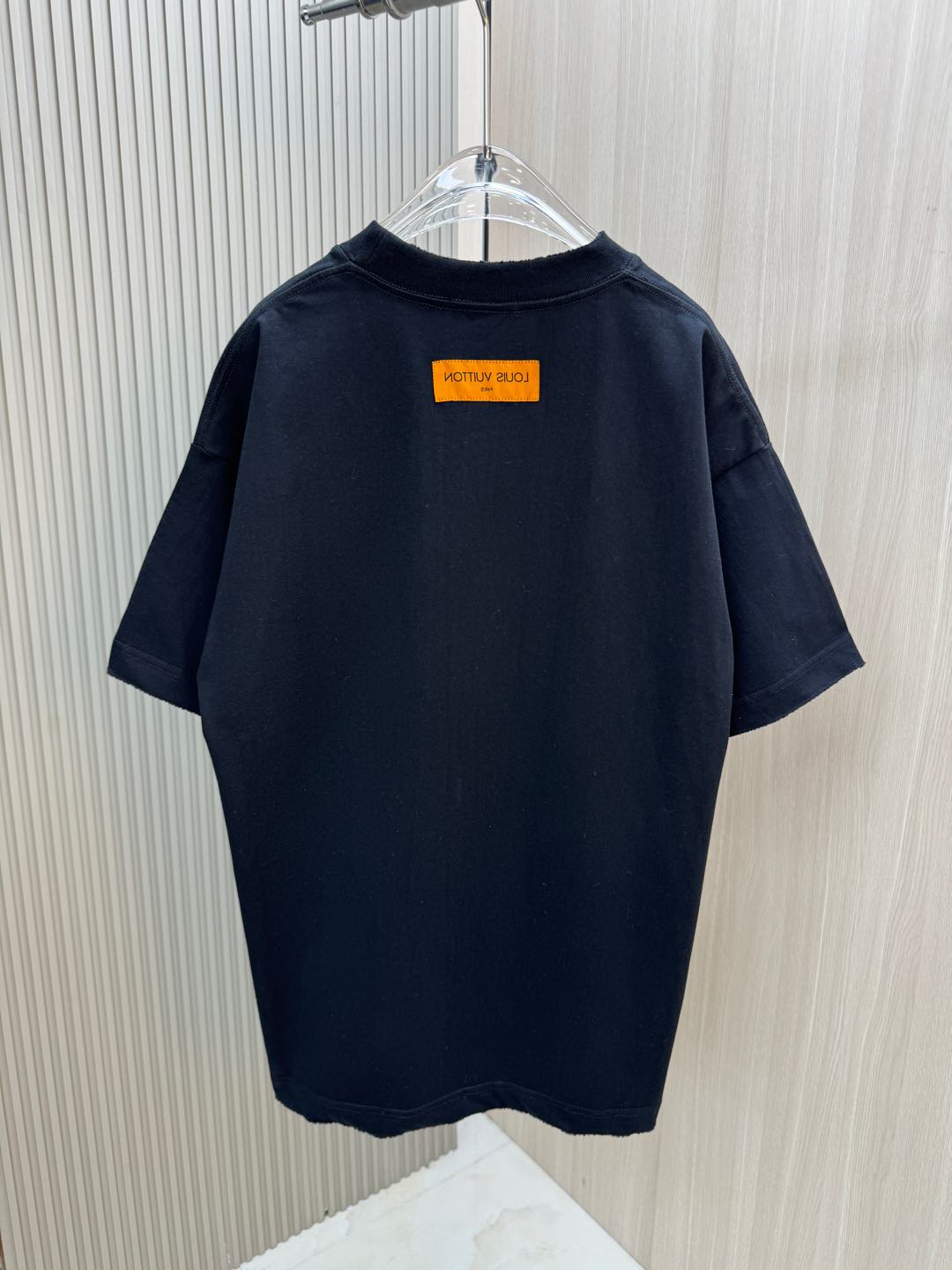 ルイヴィトンtシャツ レディース偽物 トップス 半袖 プリント 純綿 シンプル 男女兼用 プリント ブラック_6