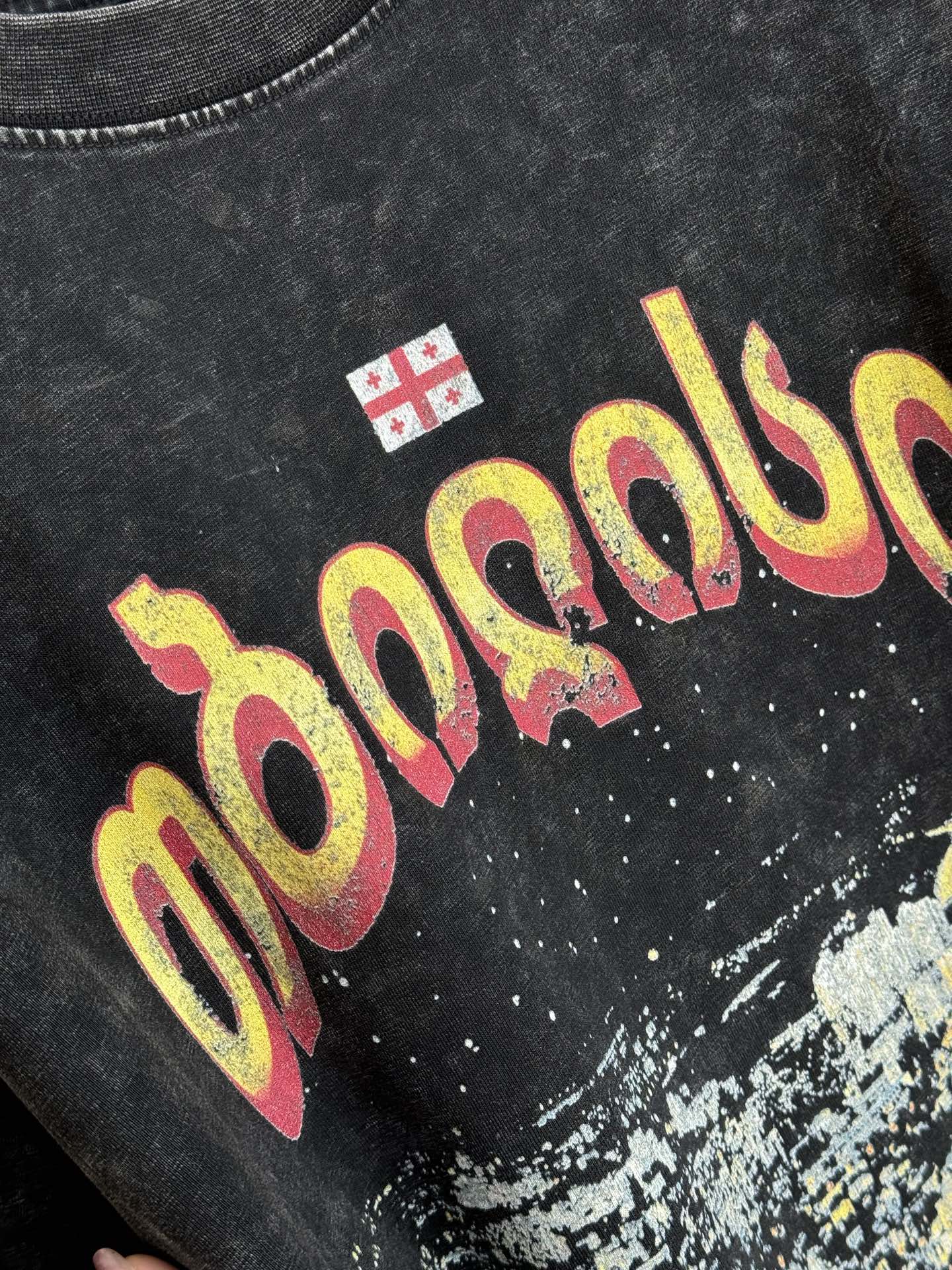 2025年のお買い得品 tシャツ バレンシアガ激安通販 トップス 短袖 100%綿 プリント 男女兼用 ブラック_3