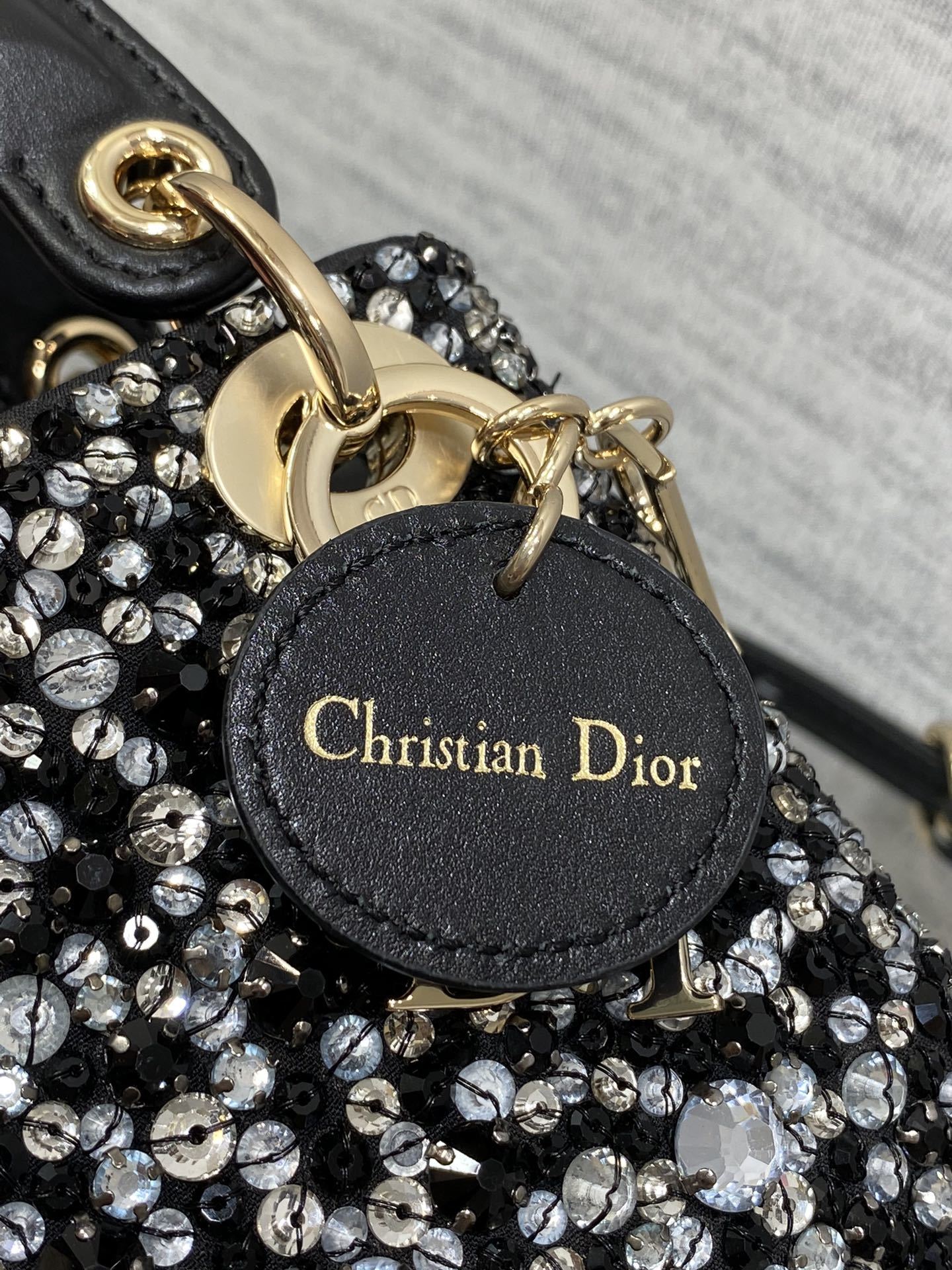 ミニバッグ dior トート バッグ レディスーパーコピー 優雅レディ レザー 牛革 ハンドバッグ 斜め掛け ブラック_4