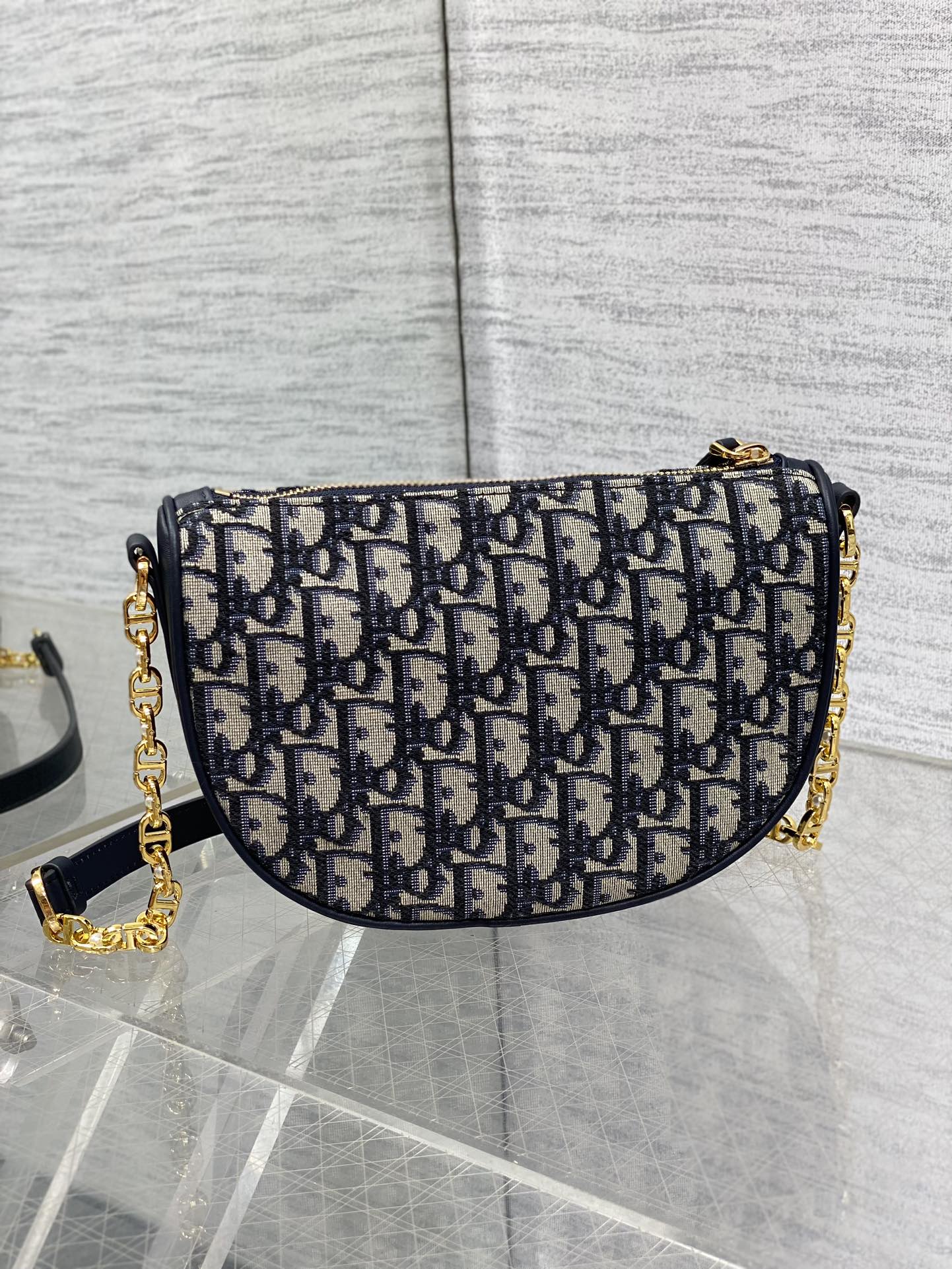 dior クラッチ バッグスーパーコピー ファッション感 花柄 牛革 レザー 斜め掛けバッグ 優雅レディ ブラック_5