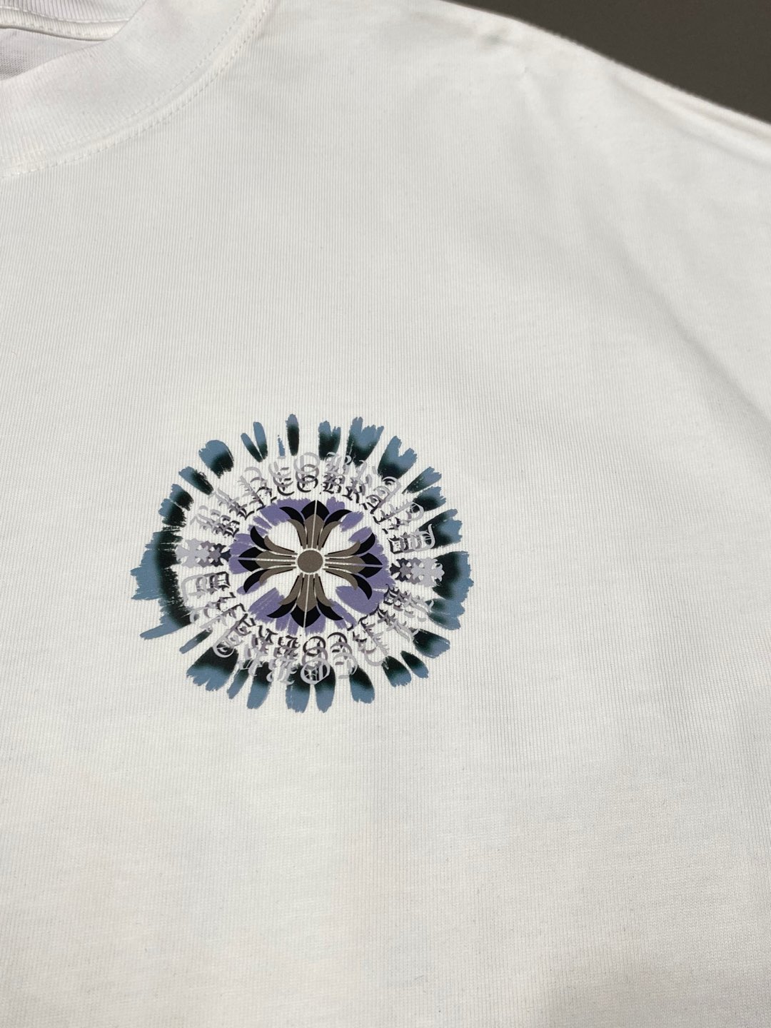 クロムハーツtシャツＮ級品 トップス カジュアル 半袖 純綿 メンズ 柔らかい ロゴプリント 2色可選_4