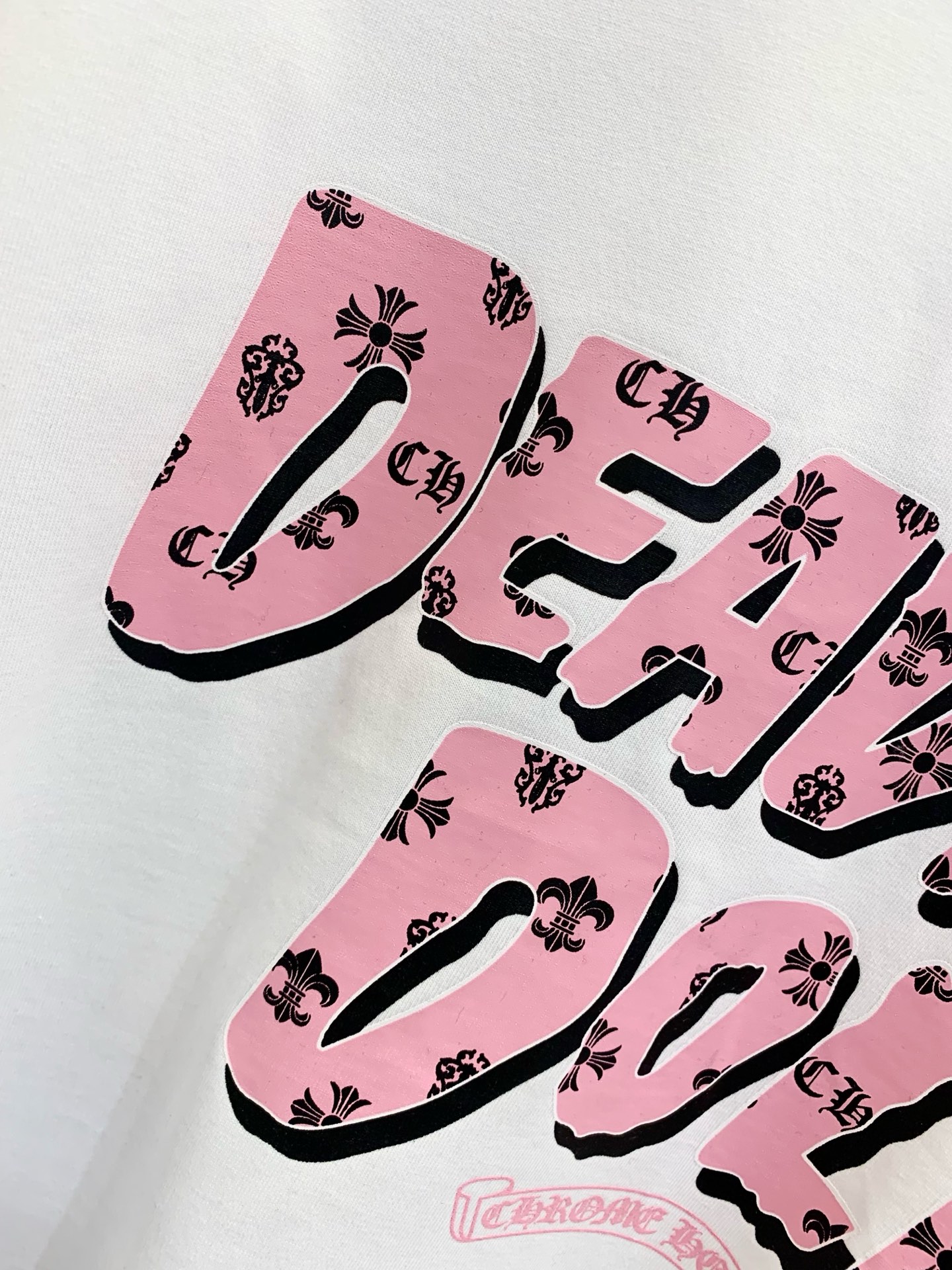 レディース クロムハーツtシャツスーパーコピー 柔らかい プリント トップス カジュアル 半袖 純綿 ホワイト_6