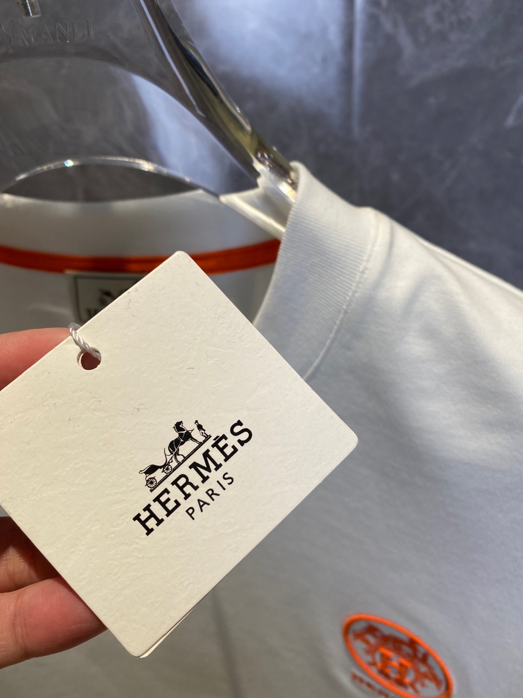 エルメスの t シャツ激安通販 トップス 純綿 短袖 シンプル 高品質 ゆったり ホワイト_5