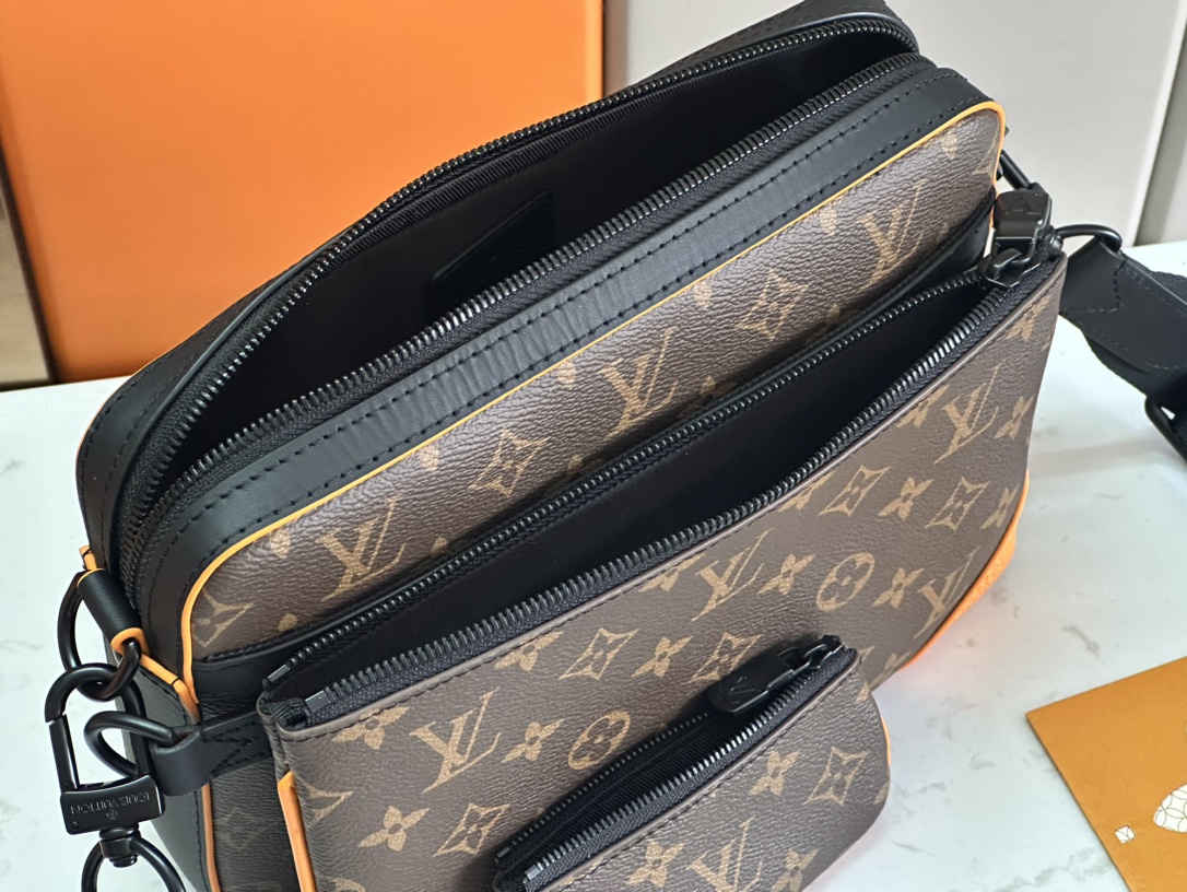 お買い得品 LVヴィトン バッグ 重いコピー 斜め掛けバッグ レザー 牛革 ファッション感 花柄 ブラウン_7