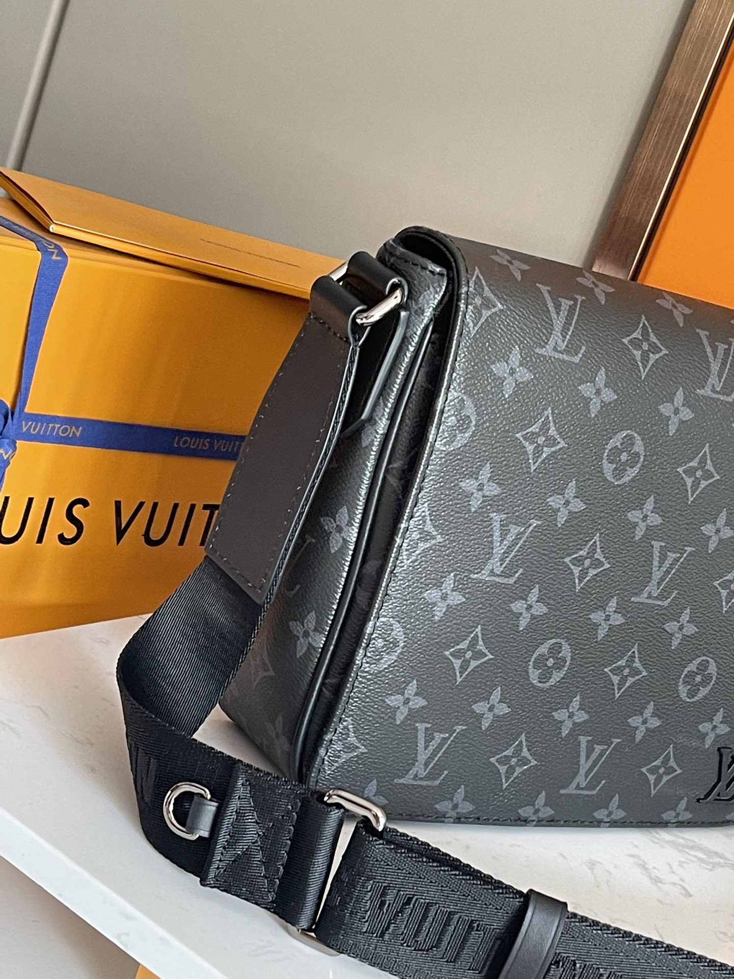 LV ヴィトン バッグ 綺麗にするＮ級品 斜め掛けバッグ レザー 牛革 上質商品 M46255 ブラック_5