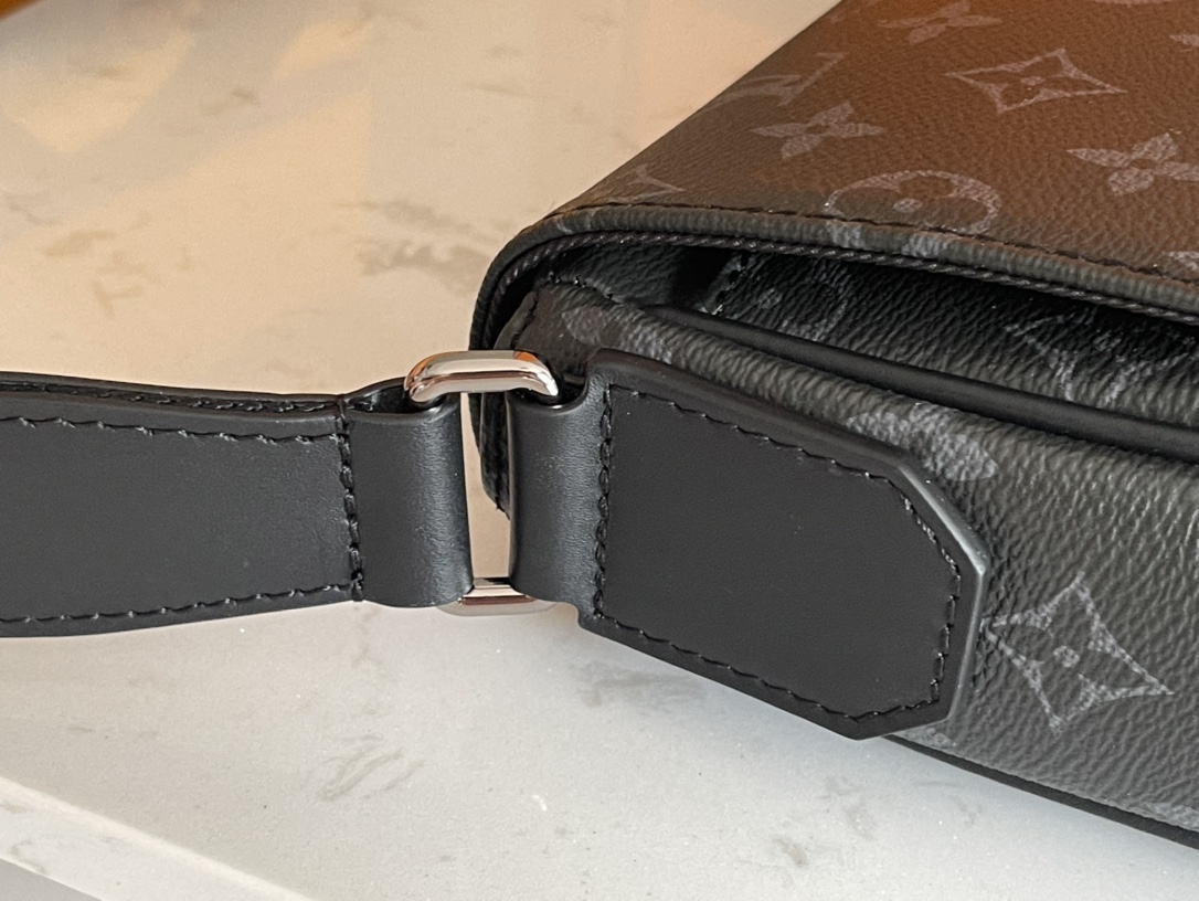 LV ヴィトン バッグ 綺麗にするＮ級品 斜め掛けバッグ レザー 牛革 上質商品 M46255 ブラック_6