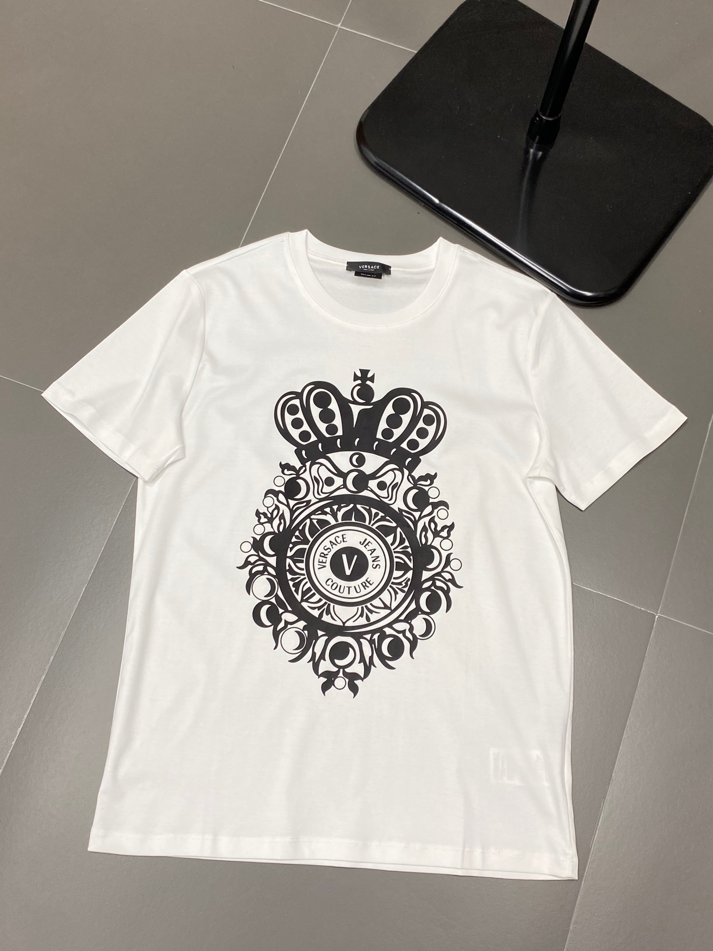 ヴェルサーチ シャツ 値段偽物 tシャツ 柔らかい プリント トップス 100％綿 ゆったり 多色可選_5