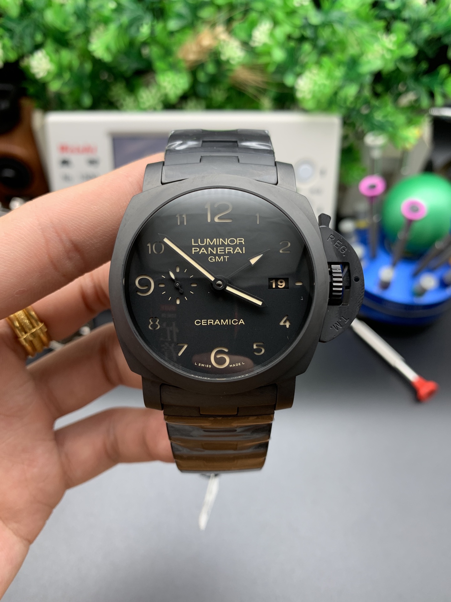 限定の人気 セイコー パネライコピー シンプル 腕時計 ウォッチ 防水 PAM00438 ブラック_1