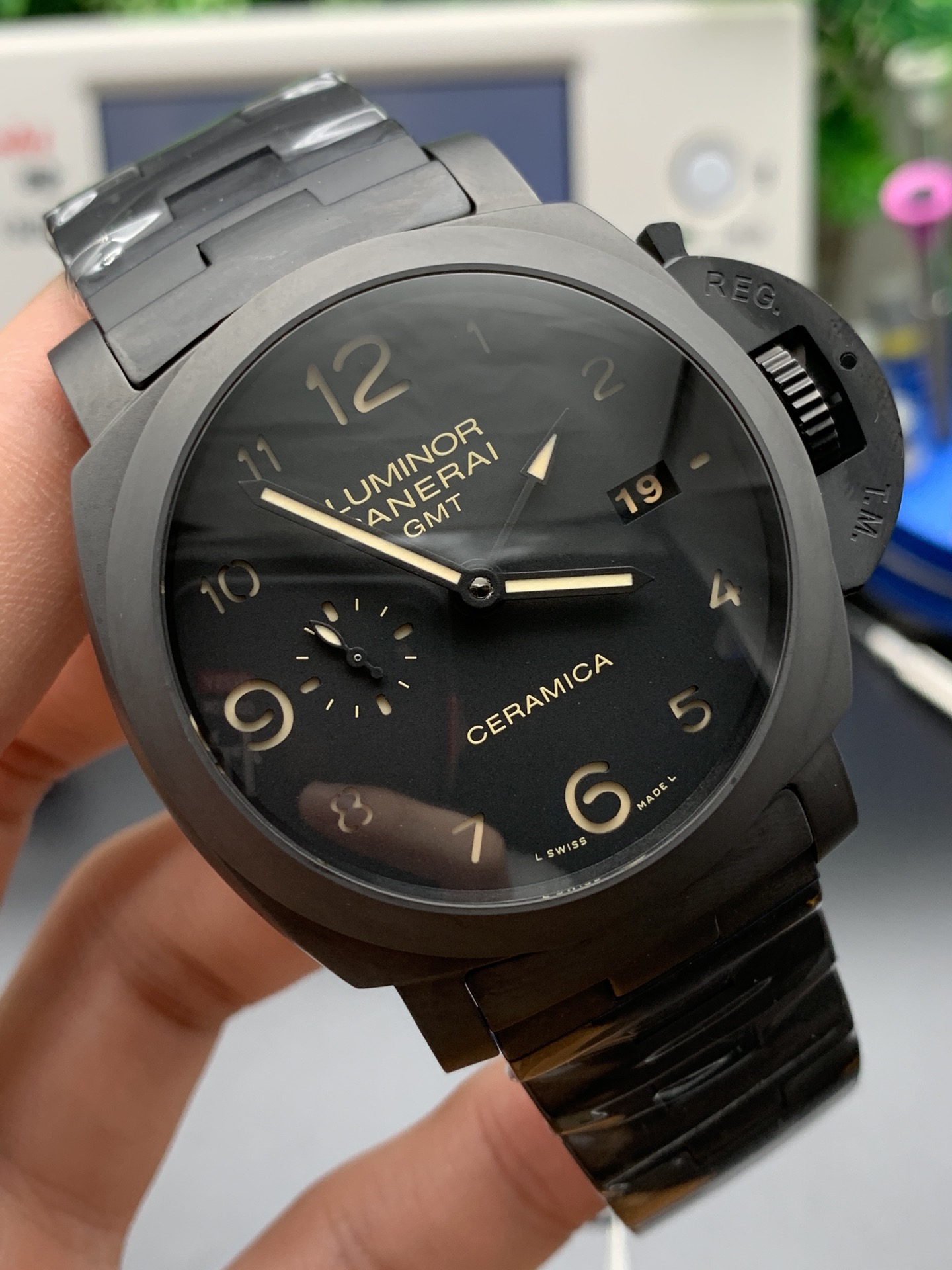 限定の人気 セイコー パネライコピー シンプル 腕時計 ウォッチ 防水 PAM00438 ブラック_2