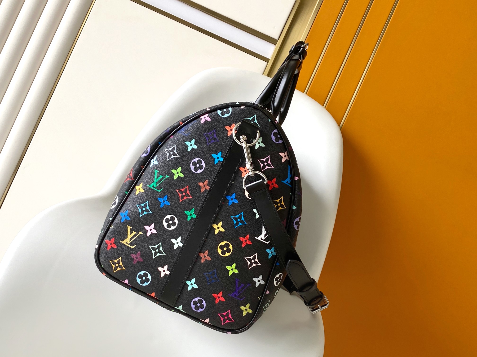 ヴィトン バッグ 色移りＮ級品 ハンドバッグ 牛革 レザー 旅行バッグ 大容量   M13745 ブラック_2