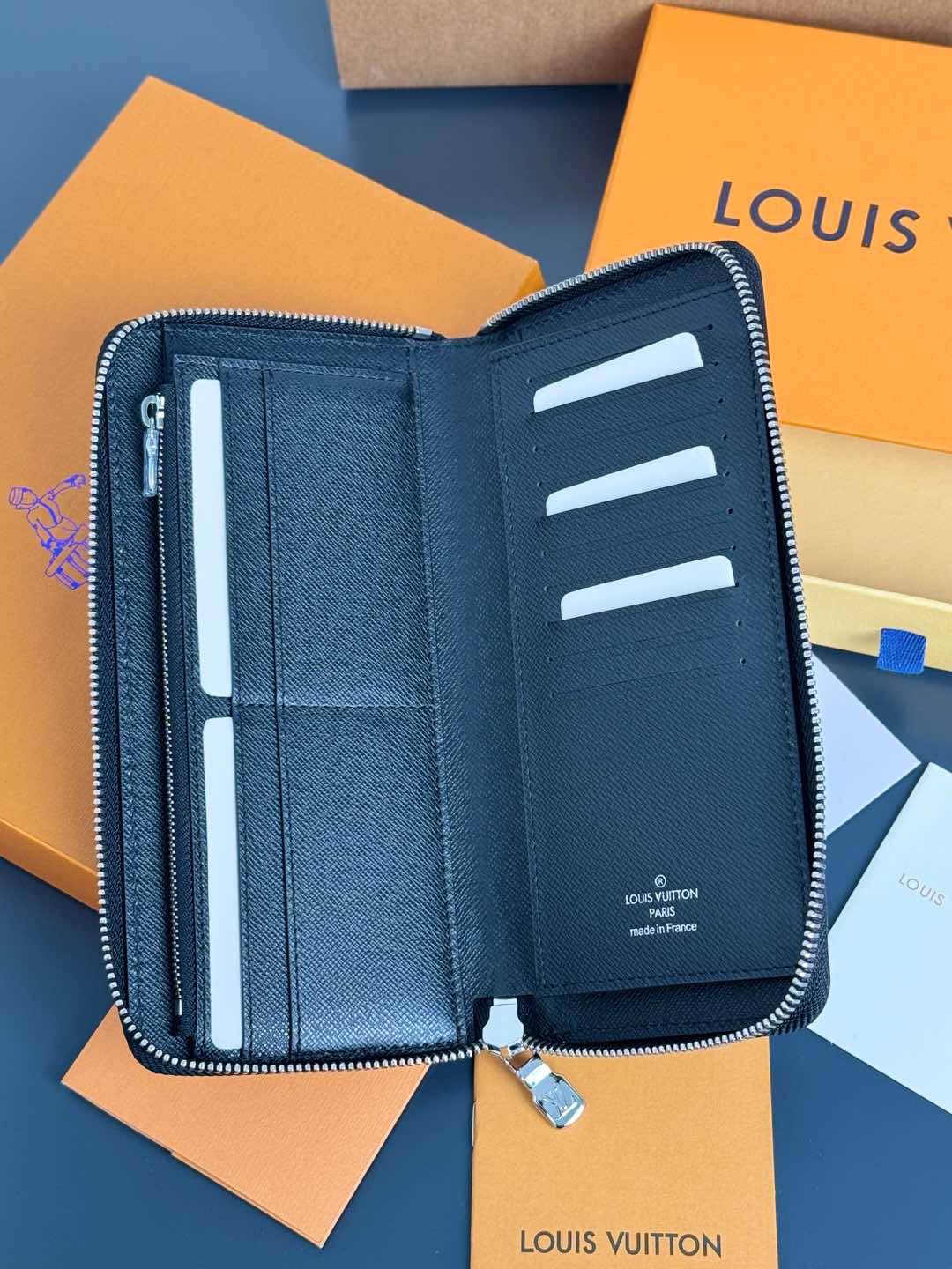 ルイヴィトン財布 エピ激安通販 ロング 牛革 レザー ファッション 実用 N63095 ブラック_6