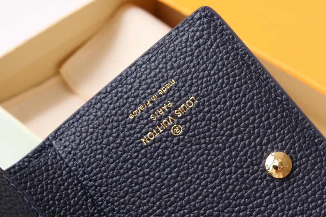 LV ルイヴィトン財布 ウィスーパーコピー 牛革 柔らかい 二つ折り プリント M83362 ブラック_7