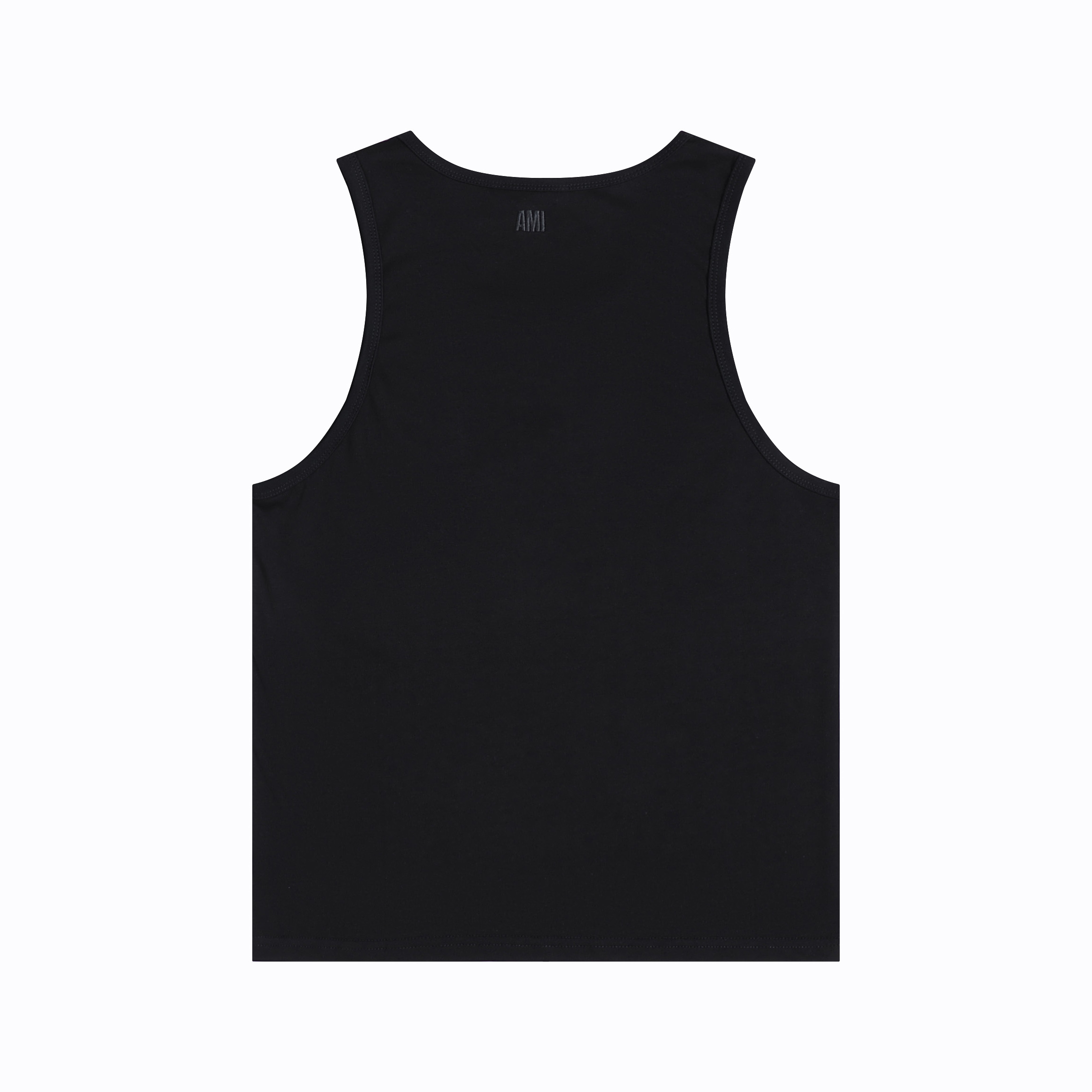 期間限定品 ami 黒tシャツ激安通販 トップス 純綿 無袖 アレクサンドルマテュッシ ブラック_2