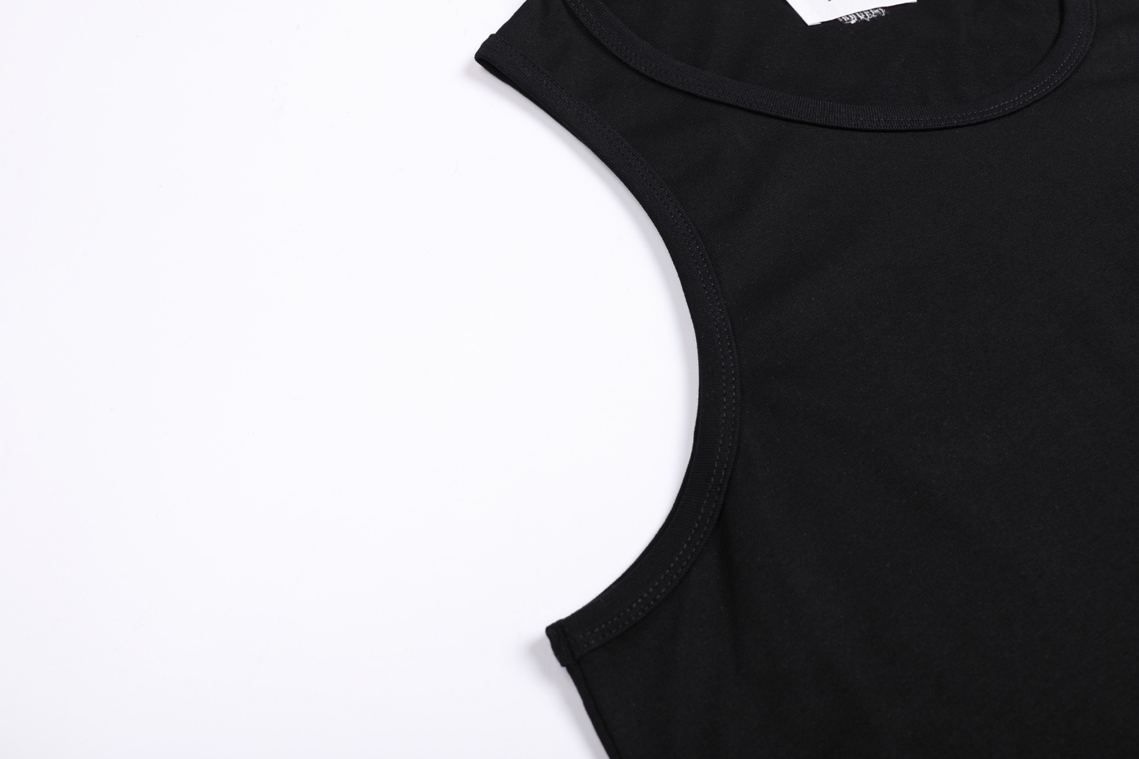 期間限定品 ami 黒tシャツ激安通販 トップス 純綿 無袖 アレクサンドルマテュッシ ブラック_6