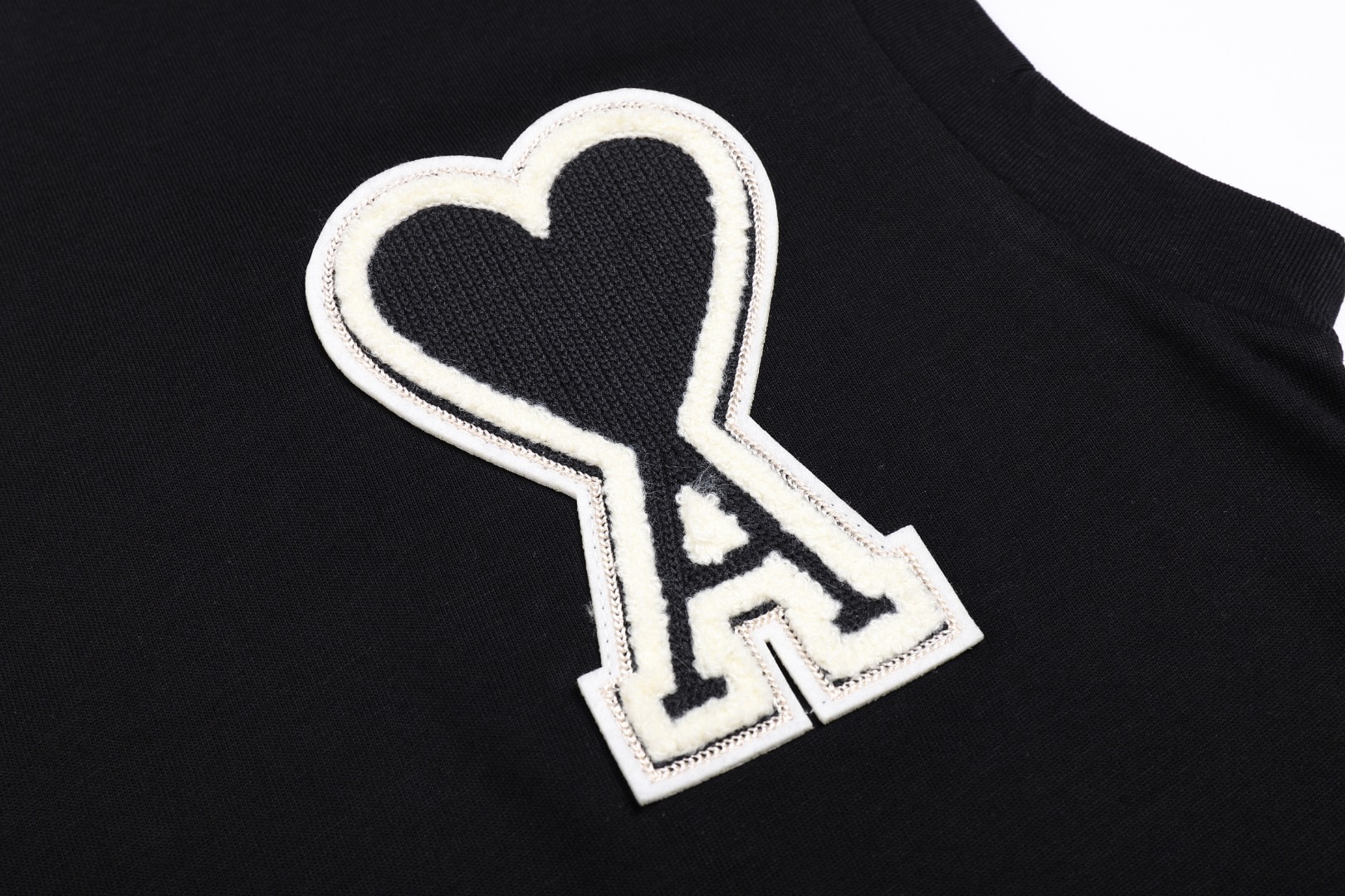 AMI アレクサンドルマテュッシｔシャツスーパーコピー 涼しい トップス 純綿 ゆったり 激安 ブラック_7