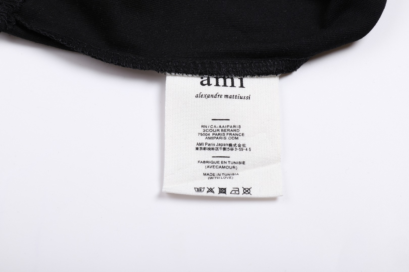 AMI アレクサンドルマテュッシｔシャツスーパーコピー 涼しい トップス 純綿 ゆったり 激安 ブラック_10