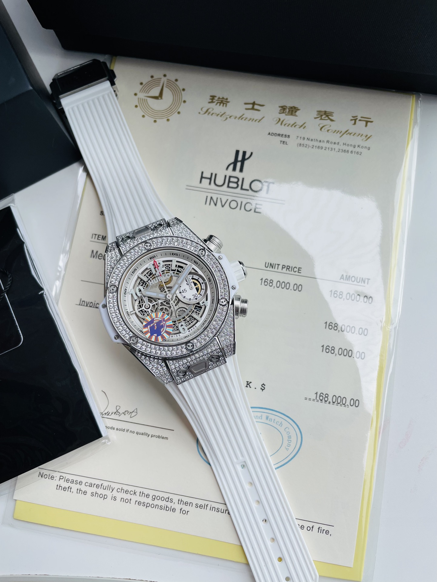 hublot 時計スーパーコピー 腕時計 ウォッチ 防水 ファッション 高級品 カラフル ホワイト_2