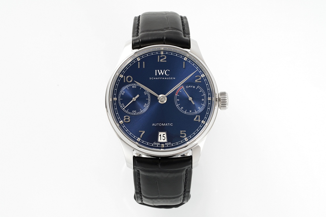 今季のおすすめ iwc の 時計偽物 ウォッチ ポルトギーゼ 防水 ハンサム 紳士 腕時計 IW500713 ブルー_1