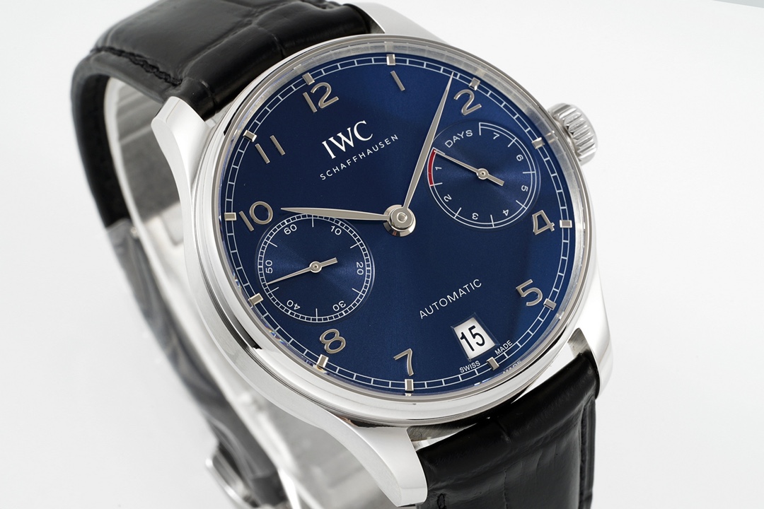 今季のおすすめ iwc の 時計偽物 ウォッチ ポルトギーゼ 防水 ハンサム 紳士 腕時計 IW500713 ブルー_2