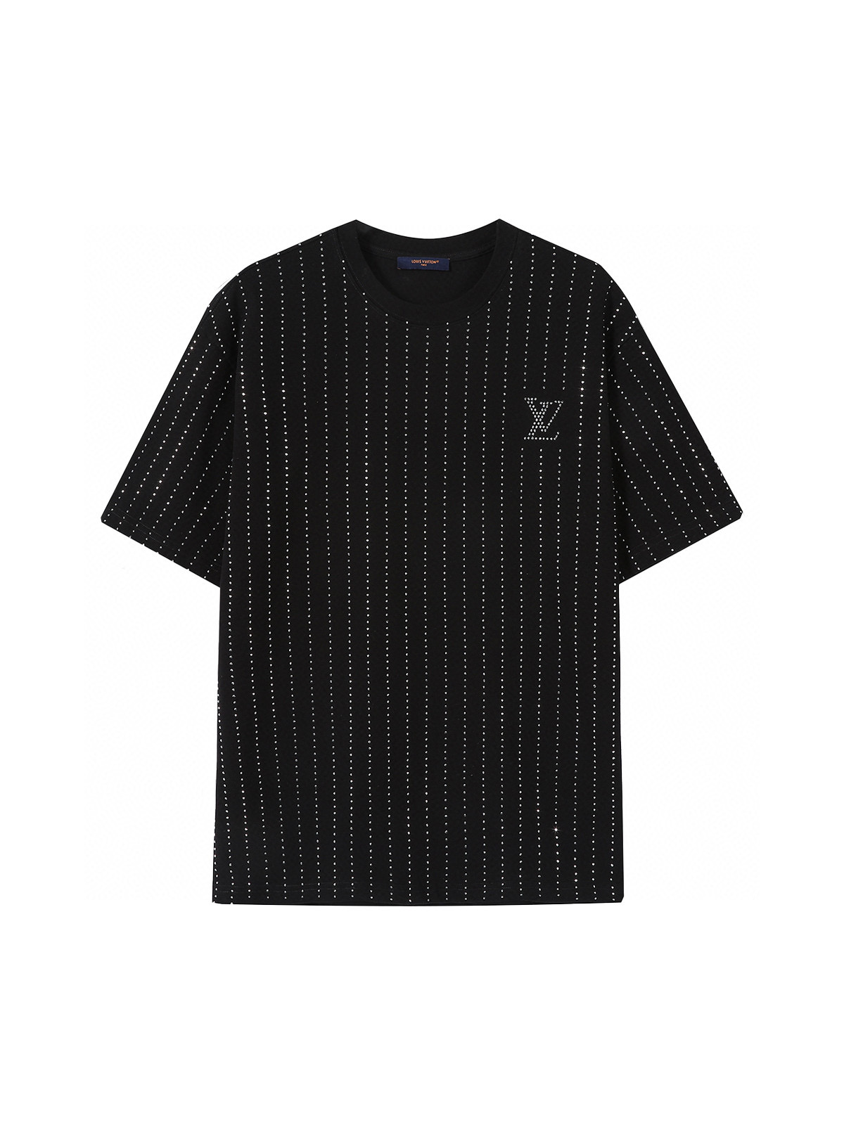 レディース ルイヴィトンtシャツＮ級品 シンプル 綿 半袖 トップス ゆったり ブラック_2