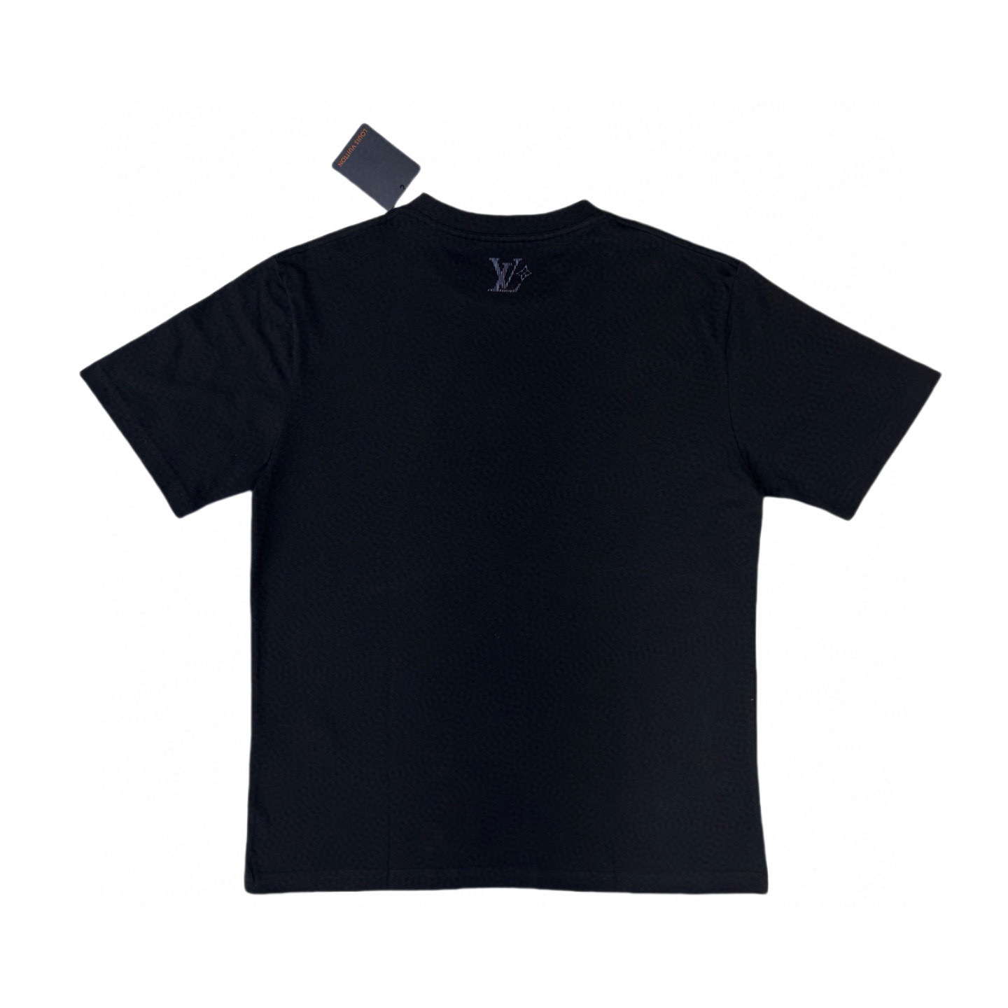 超低価格 メルカリ ルイヴィトンtシャツ激安通販 シンプル 綿 半袖 トップス ゆったり ブラック_3