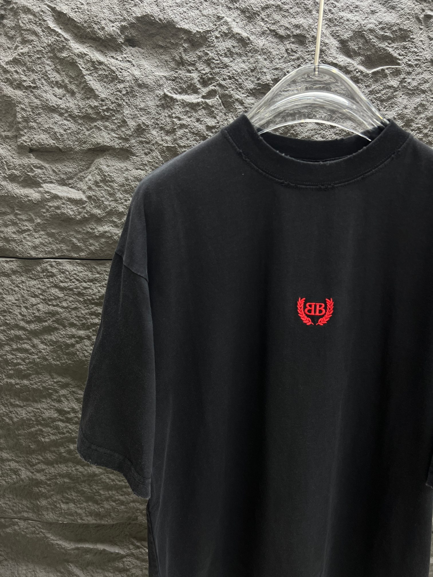 おすすめ バレンシアガtシャツサイズ感コピー トップス 半袖 ロゴプリント ブラック_5