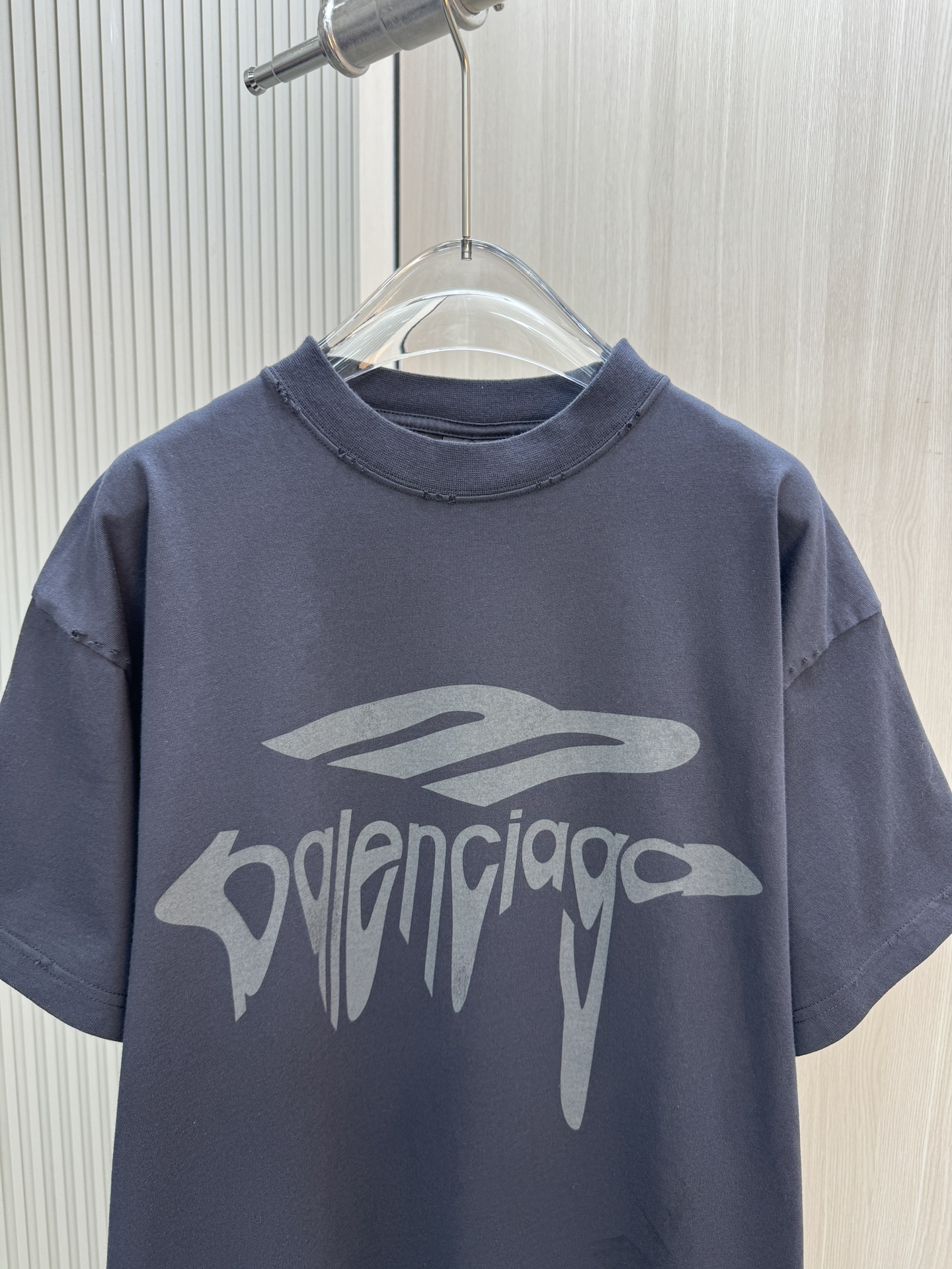個性的なメンズ バレンシアガ tシャツＮ級品 上質 トップス 半袖 プリント ファッション ブラック_4
