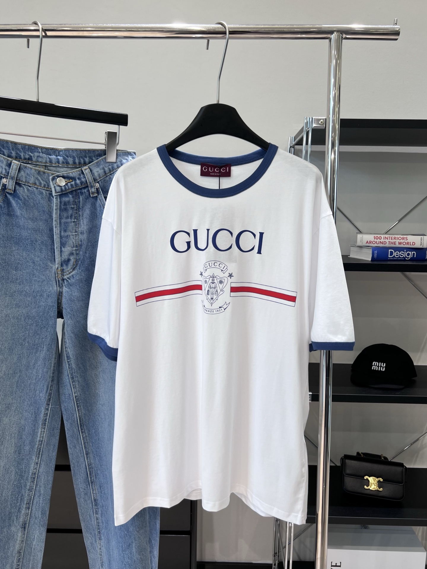 gucci t シャツ ドラえもんＮ級品 トップス 純綿 ゆったり 短袖 夏服 シンプル ホワイト_5