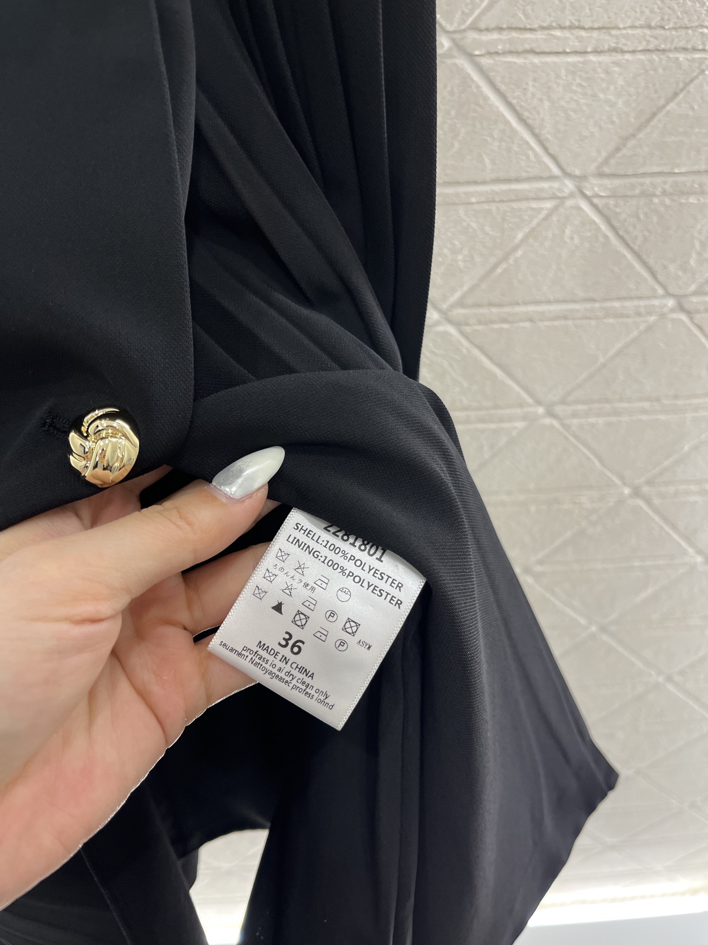 DIOR スカート ヒダコピー プリント ワンピース 短袖  優雅レディ 軽量 ブラック_7