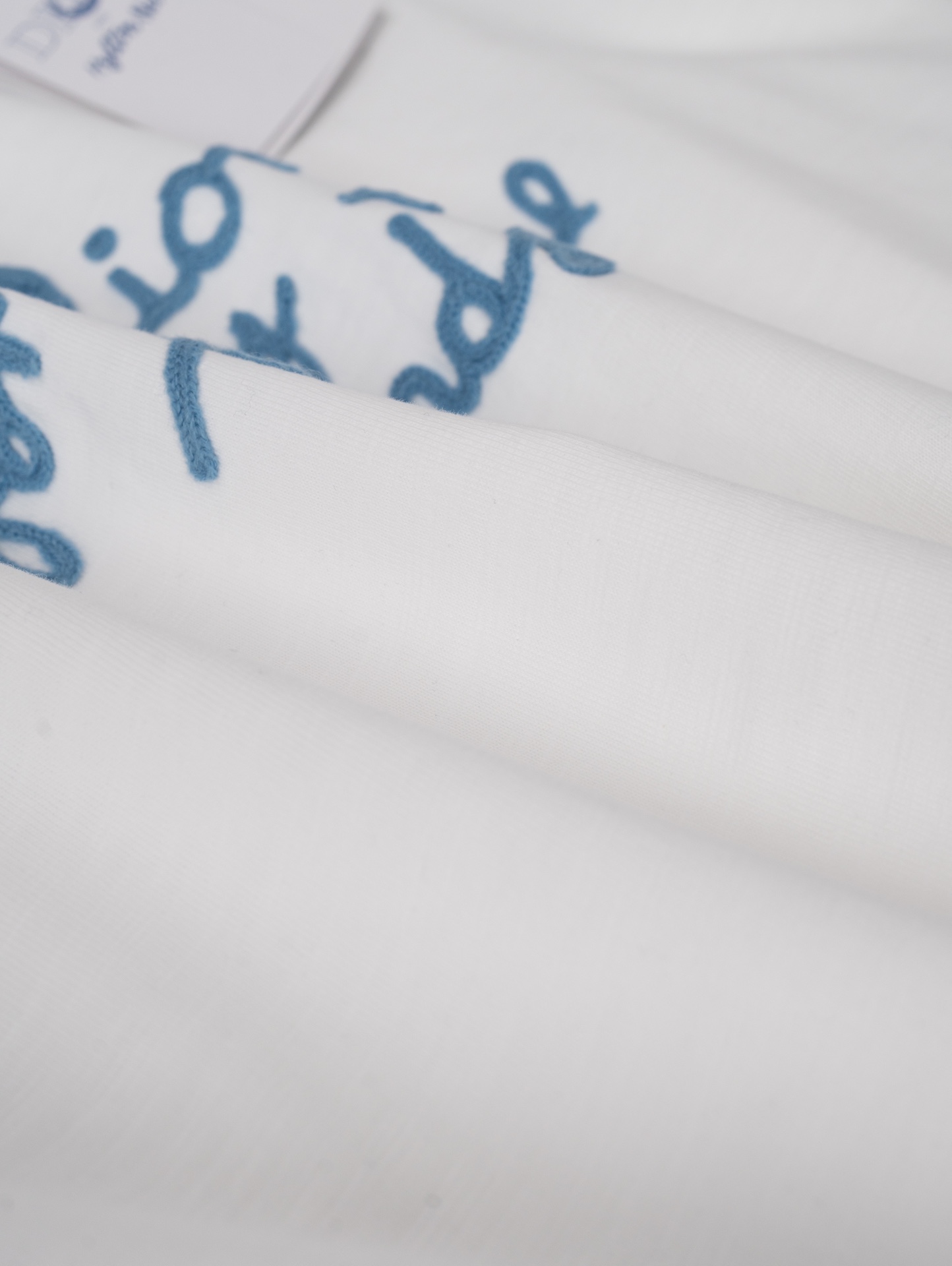 dior tシャツ偽物 ゆったり プリント 純綿 トップス 半袖 シンプル ホワイト_2