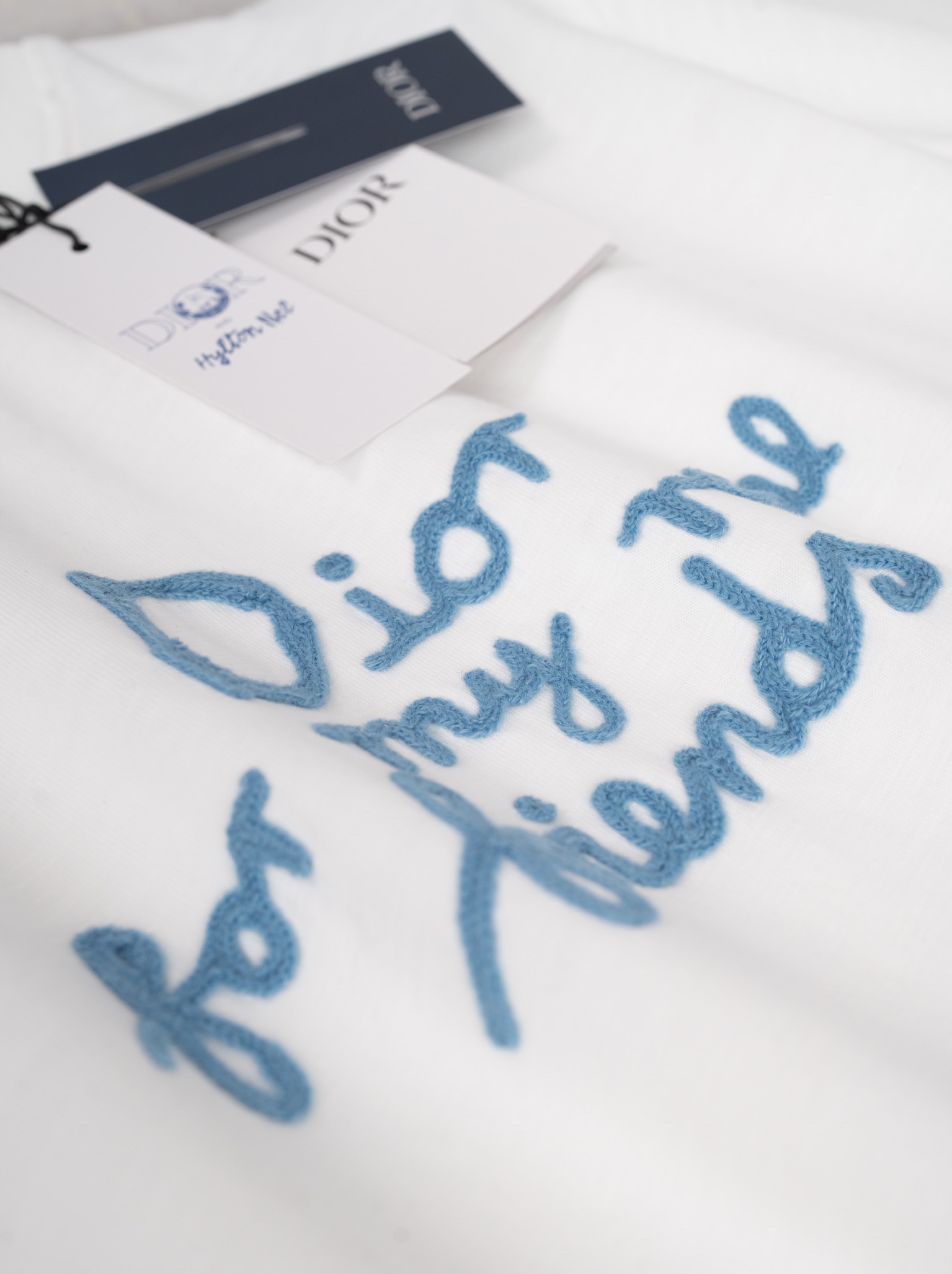 dior tシャツ偽物 ゆったり プリント 純綿 トップス 半袖 シンプル ホワイト_4
