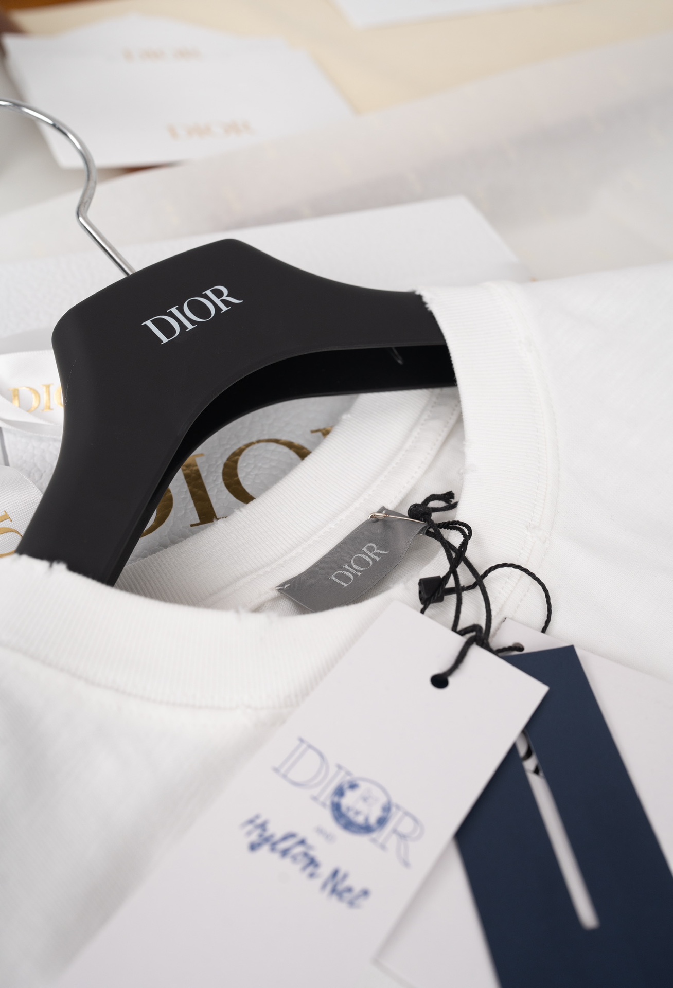 dior tシャツ偽物 ゆったり プリント 純綿 トップス 半袖 シンプル ホワイト_7