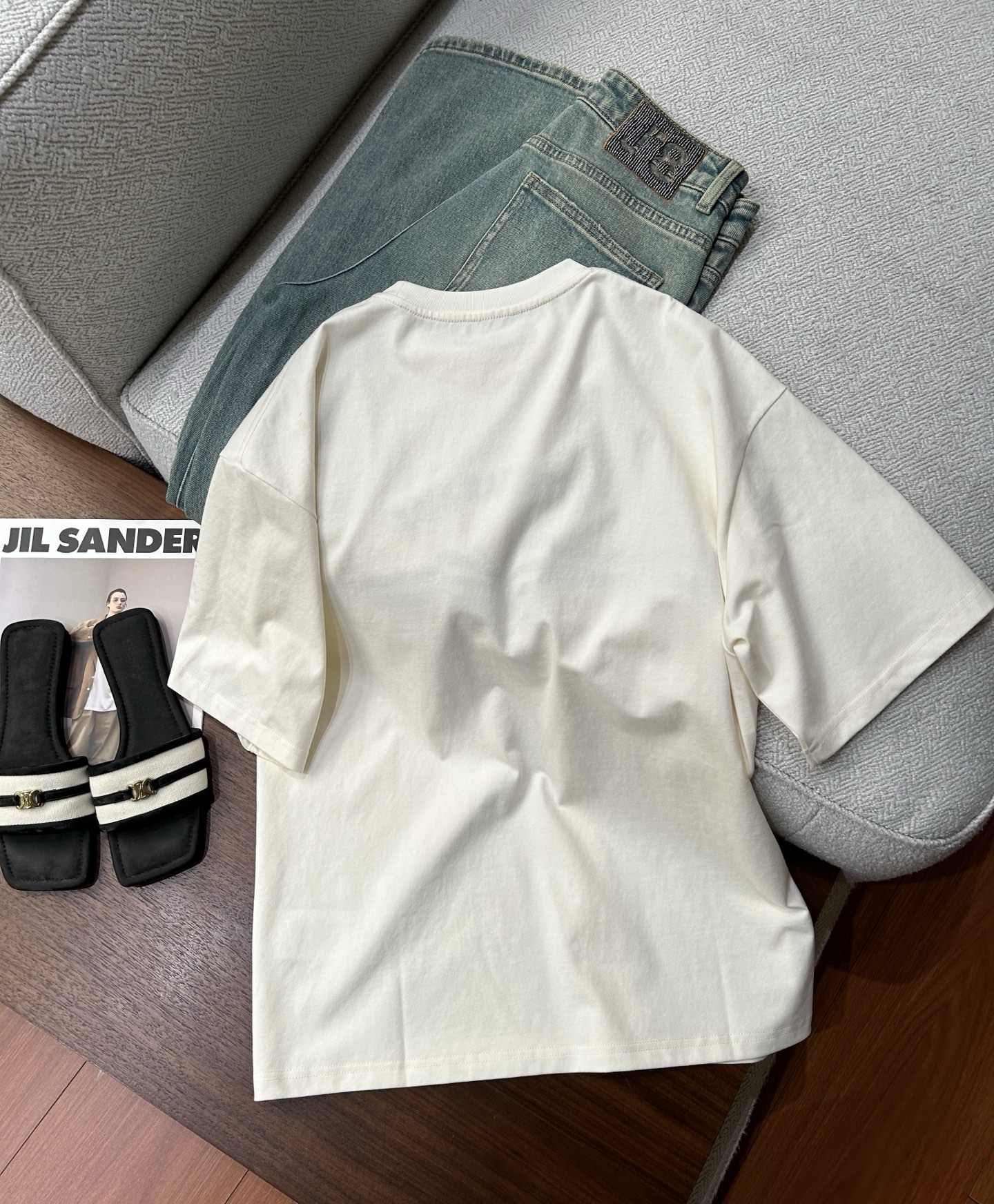 メンズ ディオール tシャツコピー ゆったり 純綿 トップス 短袖 柔らかい プリント ホワイト_7