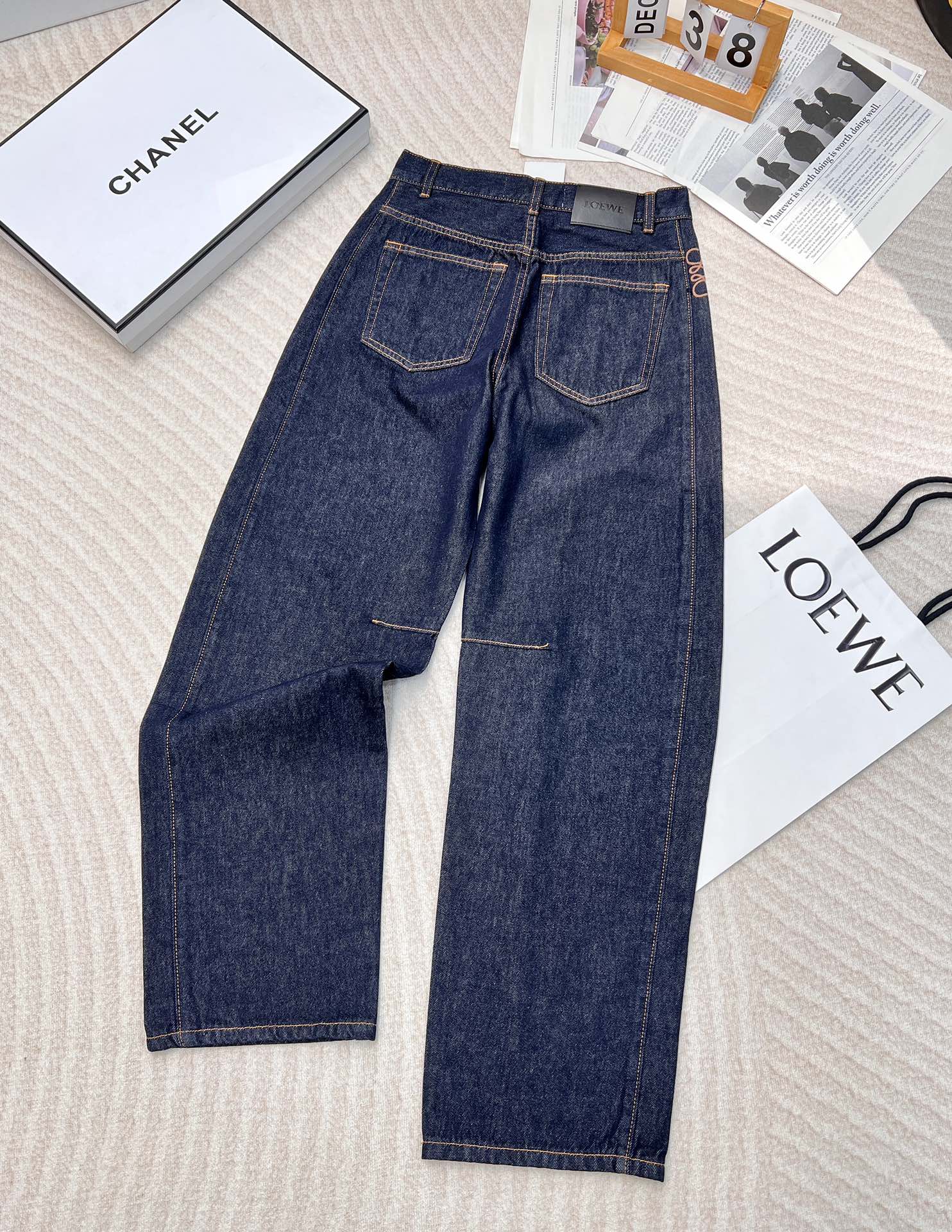 ロエベ ジーンズ サイズコピー デニム カジュアルパンツ ズボン ゆったり L102270 ブルー_2